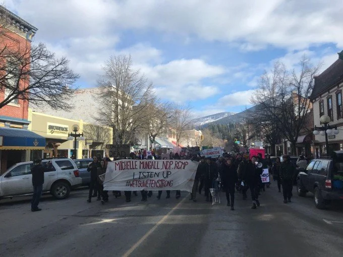 Wet'suwet'en protest comes to Nelson