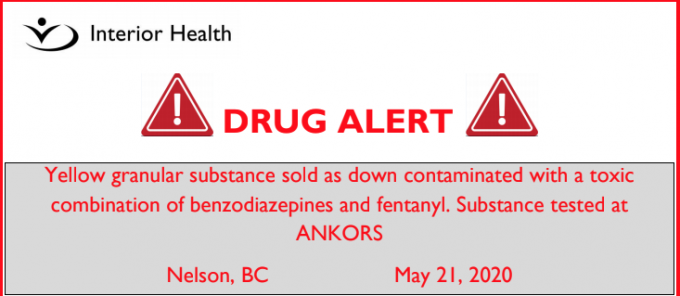 UPDATED: Drug Alert issued for Nelson
