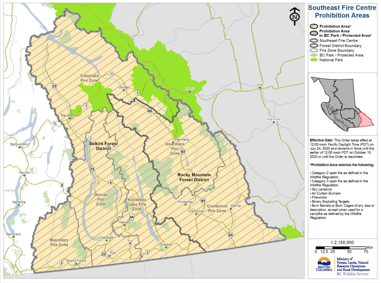 Category 2,3 Fires To Be Restricted In Southeast