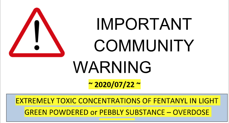 Drug Alert issued for Nelson area — ANKORS