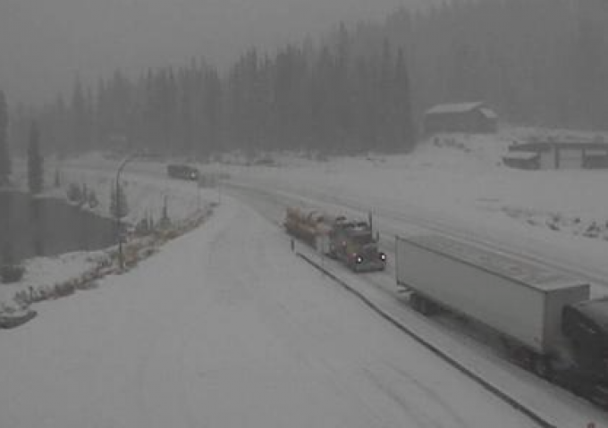UPDATED: Snowfall Warning for Paulson Summit to Kootenay Pass