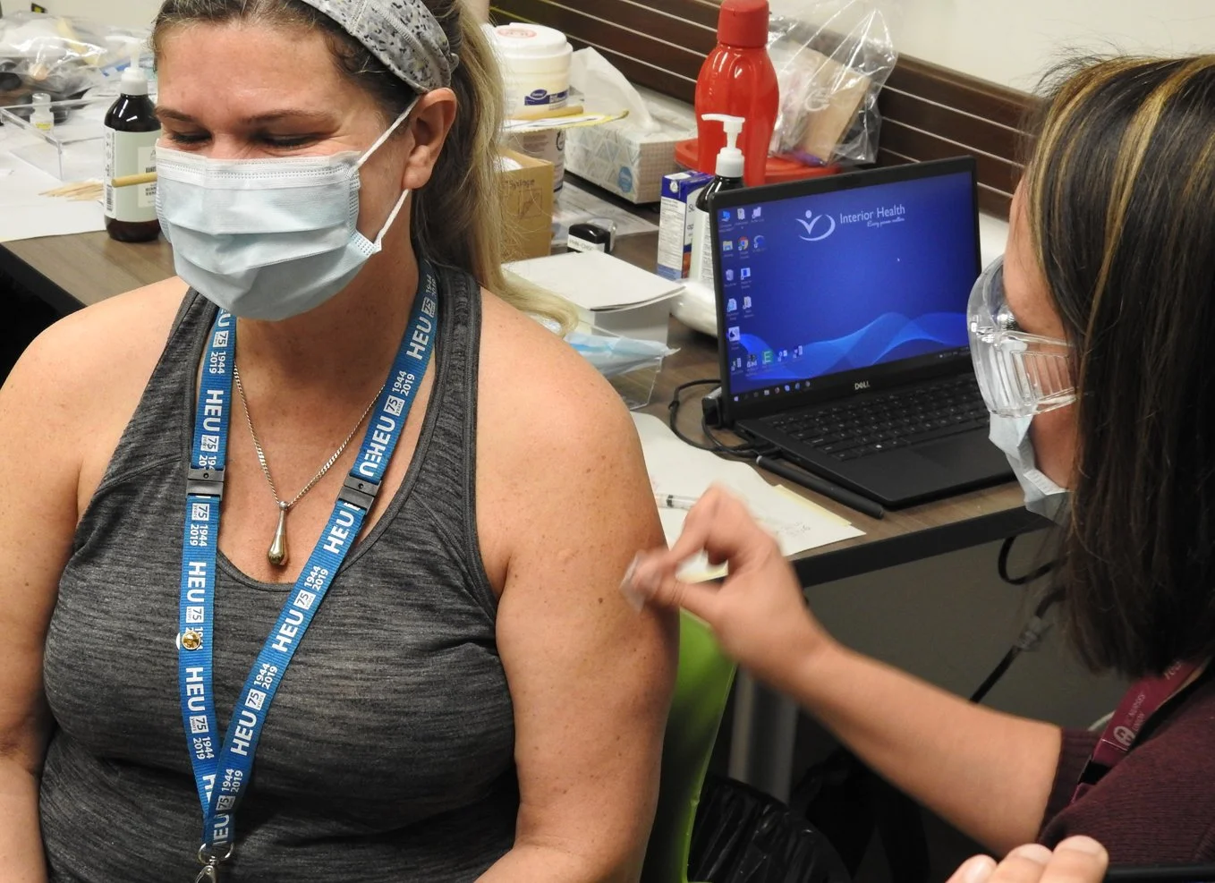 Interior Health administers first COVID-19 vaccines in Kelowna, Kamloops