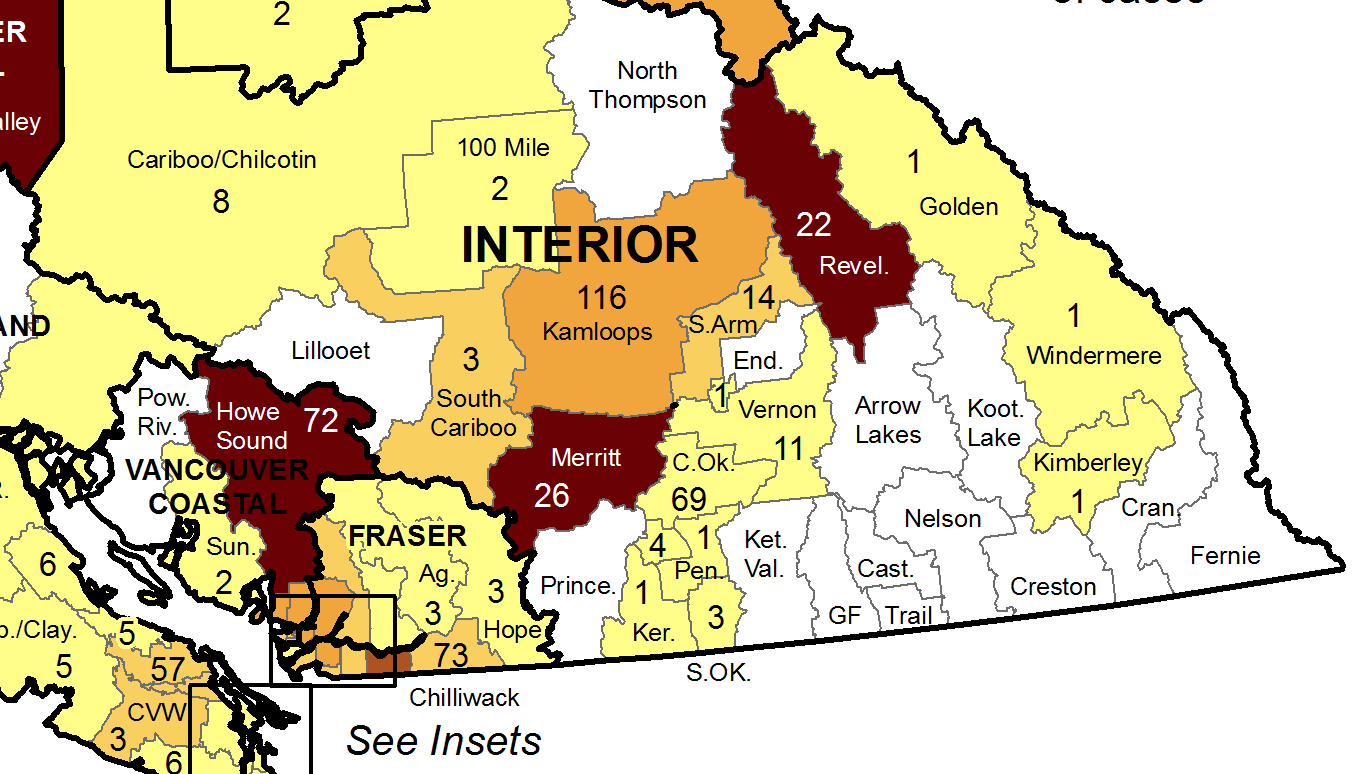 New COVID-19 cases pushes BC past 75,000 mark; Kootenay/Boundary reducing numbers