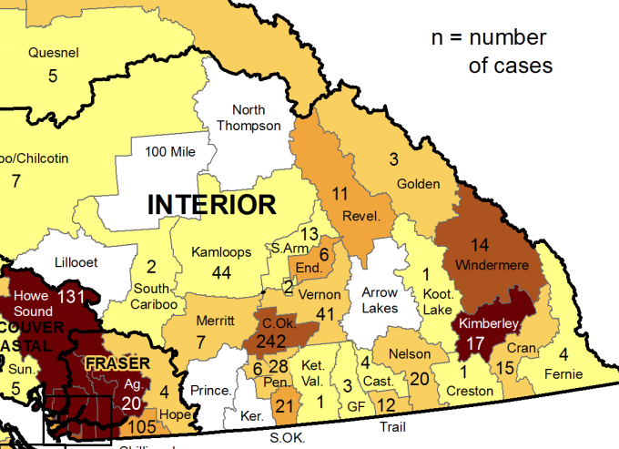 Heritage City hotspot for COVID-19 in Kootenay Boundary Region