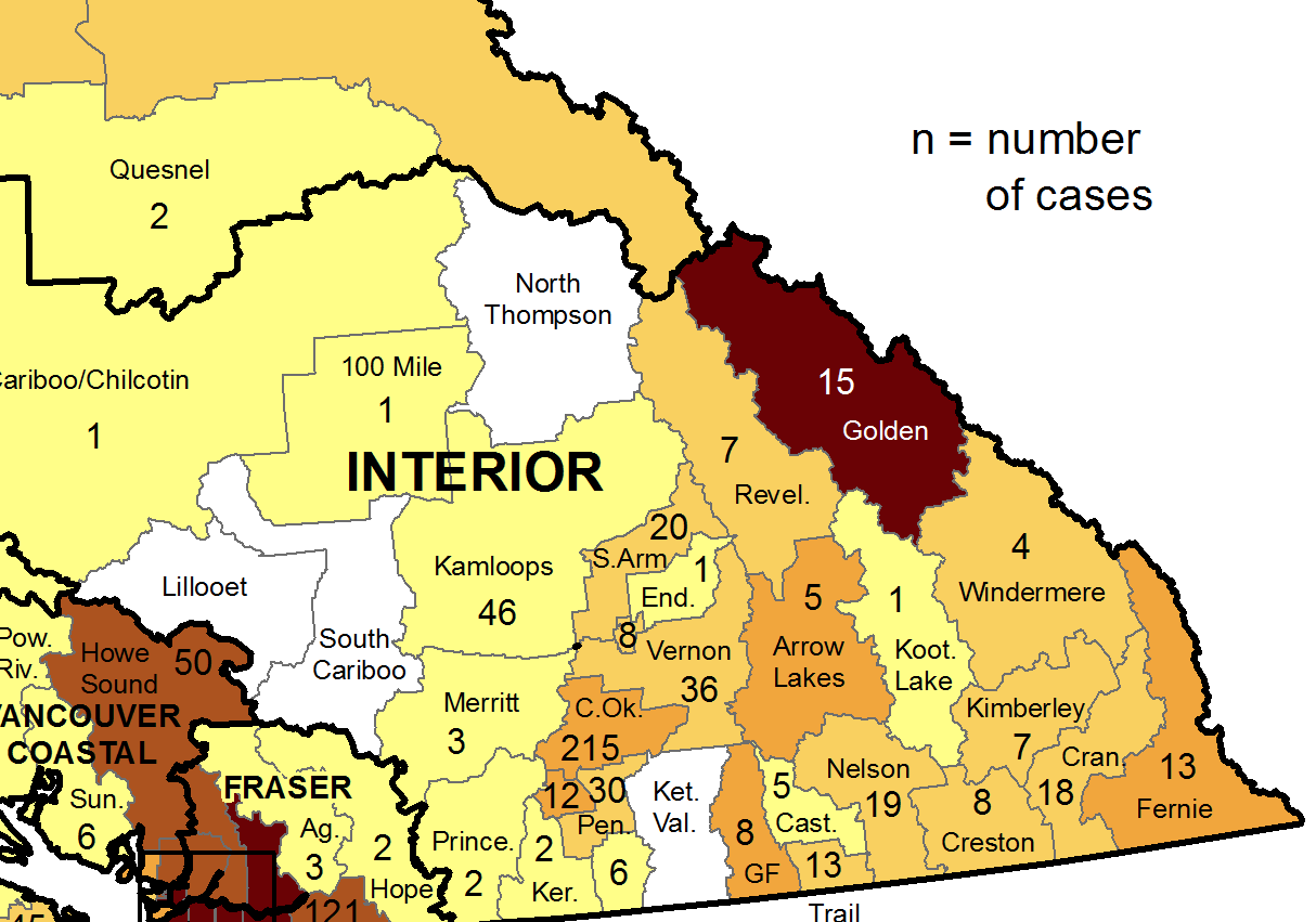 Nelson continues to be COVID-19 hotspot for Kootenay Boundary