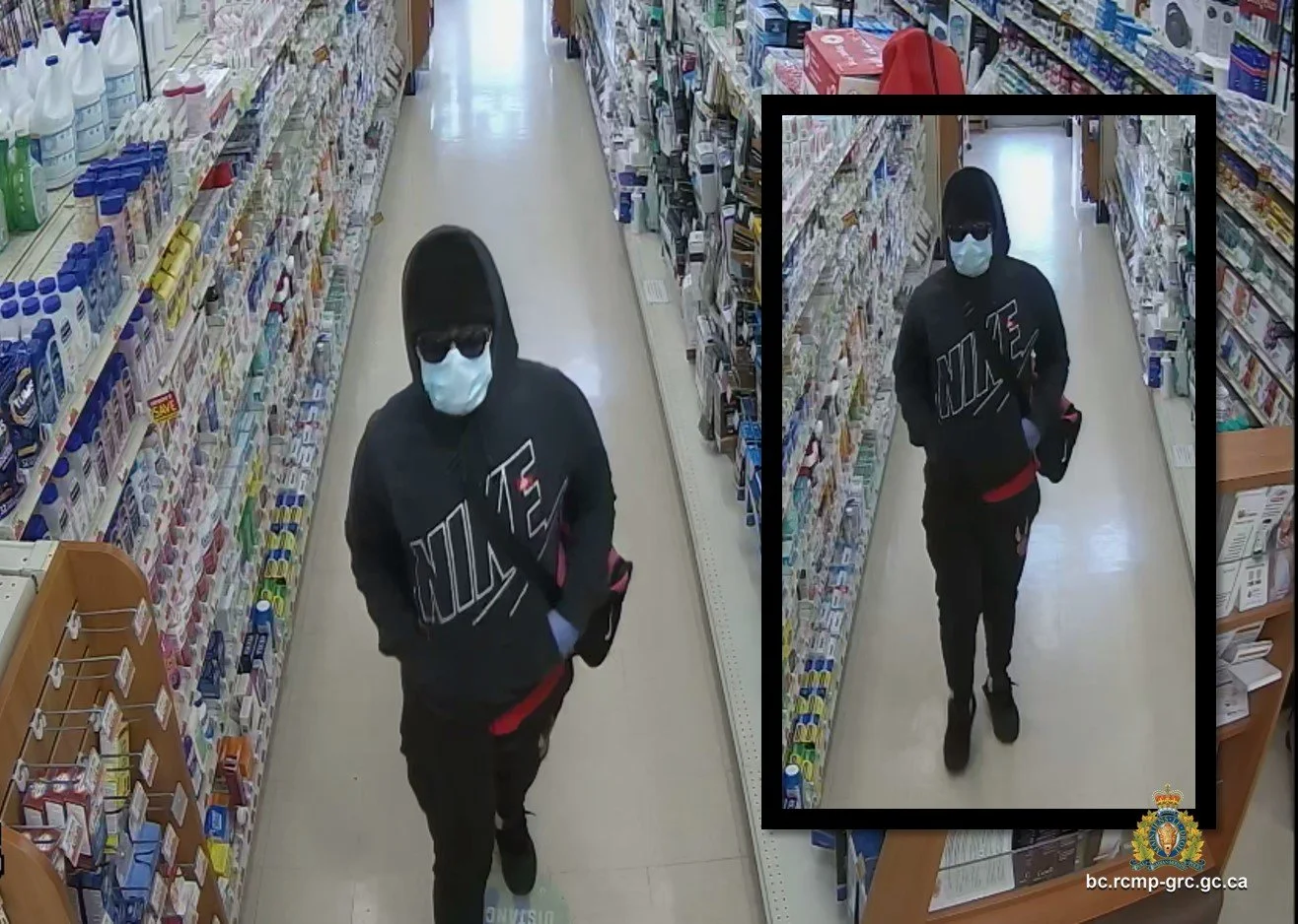 Columbia Valley police searching for suspect from armed robbery