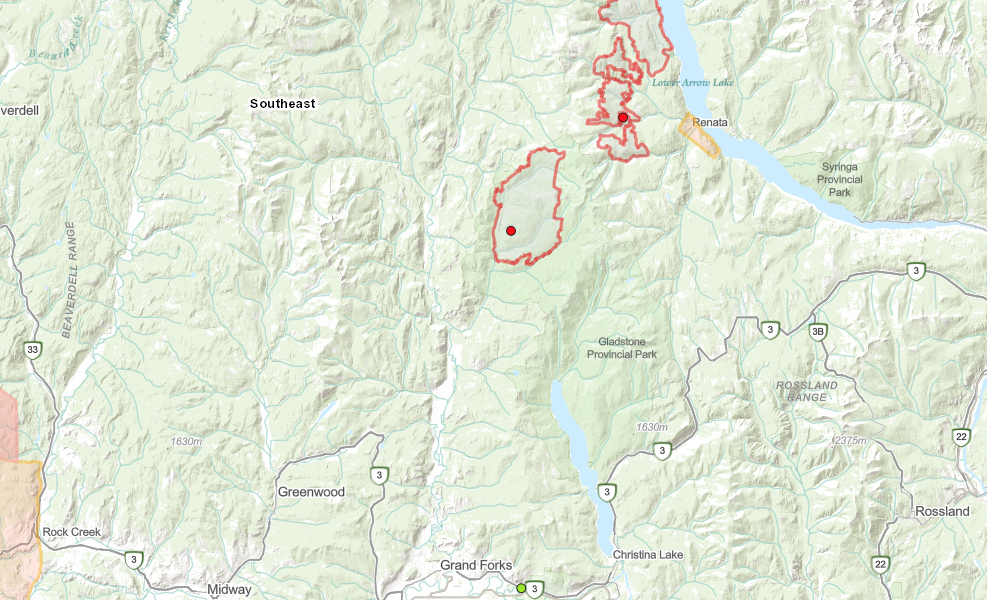 Area Restriction Expanded for Gladstone Park Wildfire