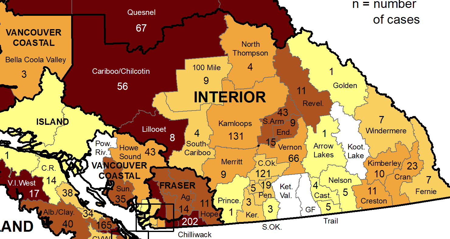 Province reports 430 new cases of COVID-19, 88 in Interior Health