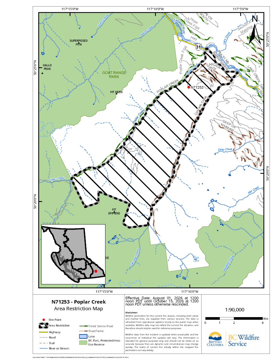 Two evacuation alerts remain as West Kootenay wildfires continue burning