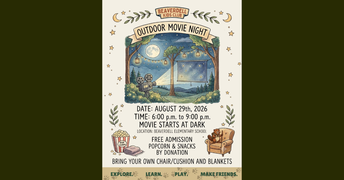 Beaverdell Kids Club to host first outdoor movie night Aug. 29