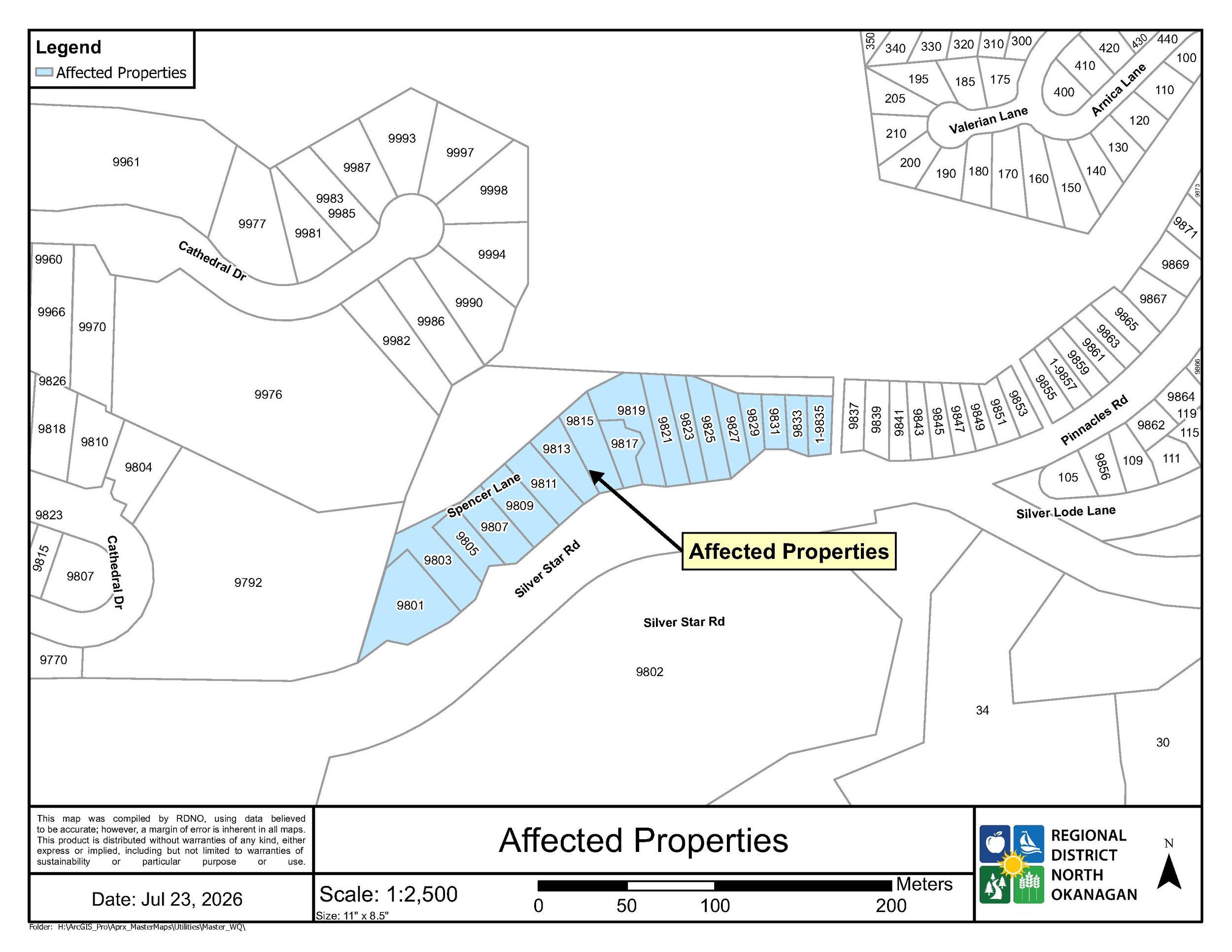 Some Silver Star Road customers face Oct. 2 water outage, advisory to follow