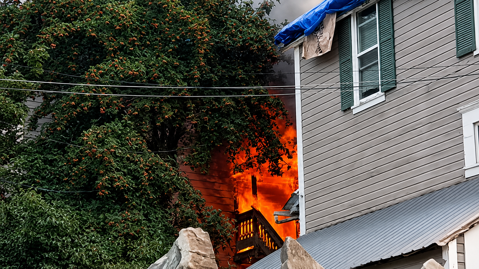 19 firefighters respond to multi-unit rental house fire in downtown Nelson