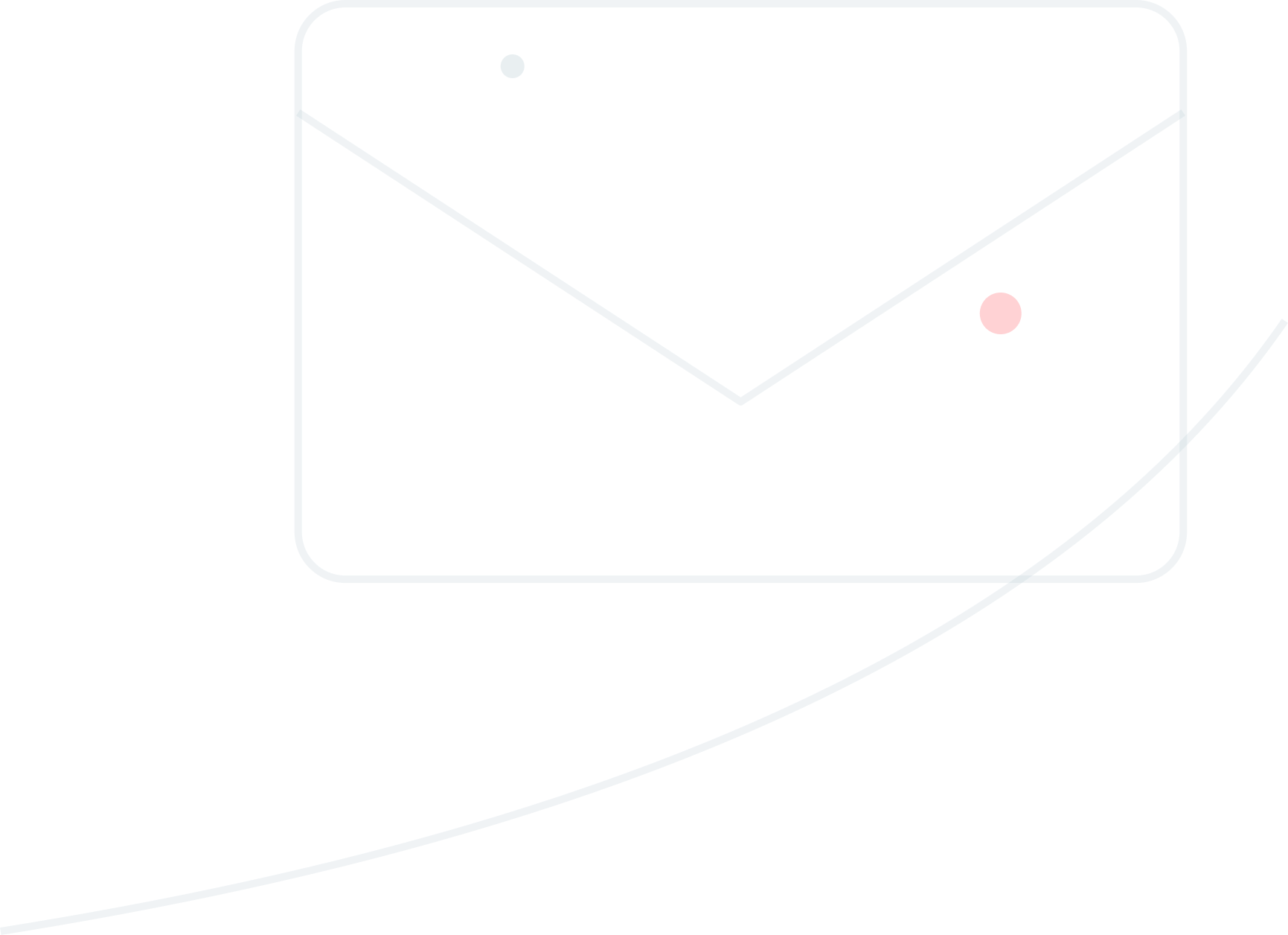 Grafik mit einer weißen Piste, zwei Punkte (blau oben, rot in der Mitte), Linien, die die Punkte mit der Piste verbinden, und einer diagonal verlaufenden Linie.