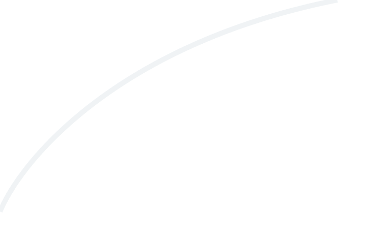 Grafik einer gekrümmten Linie auf schwarzem Hintergrund.