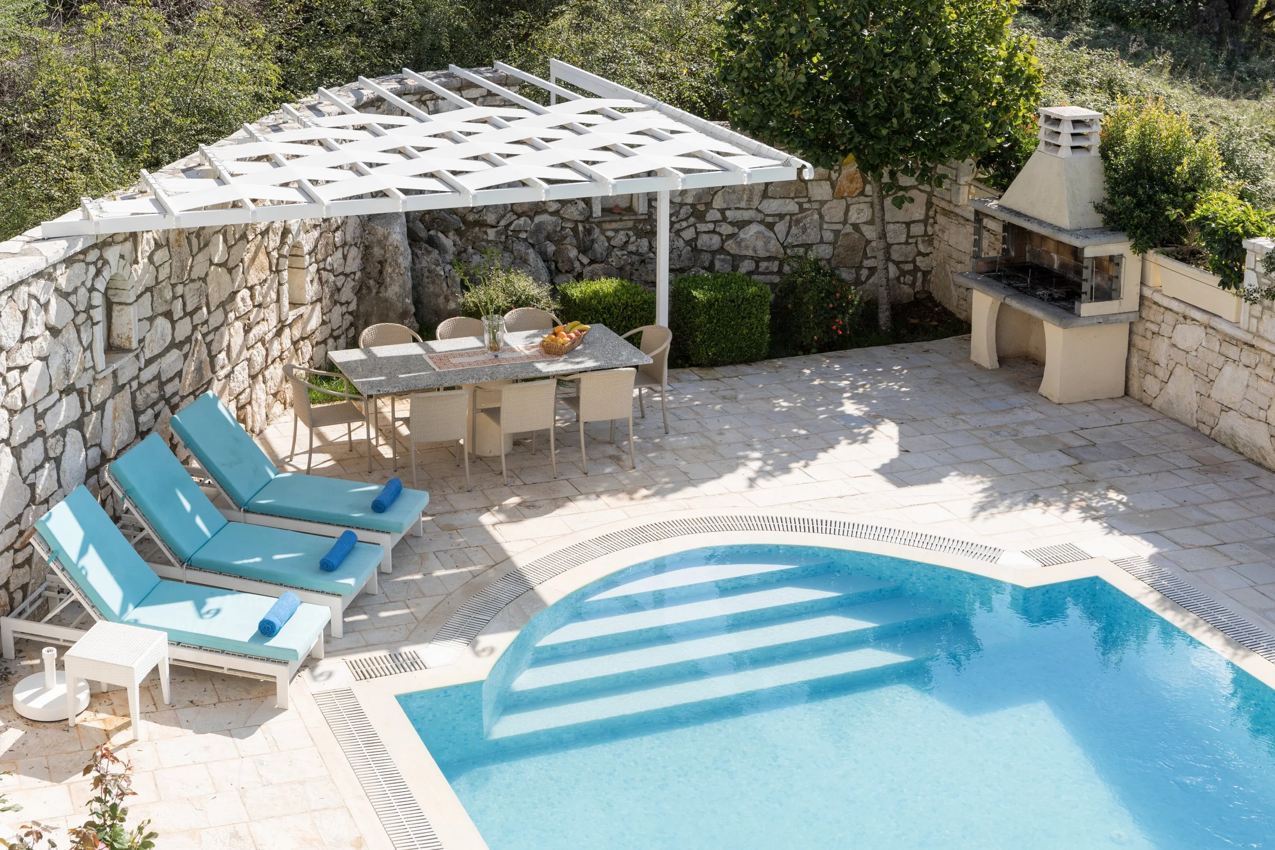 Pool from above