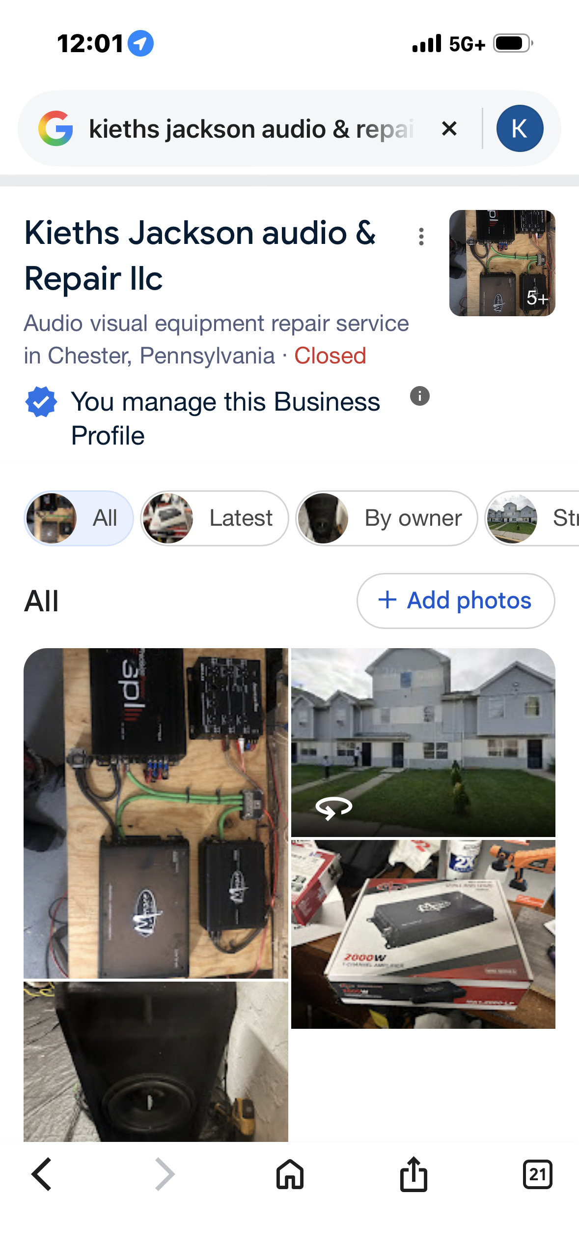 Kieths Jackson AR llc