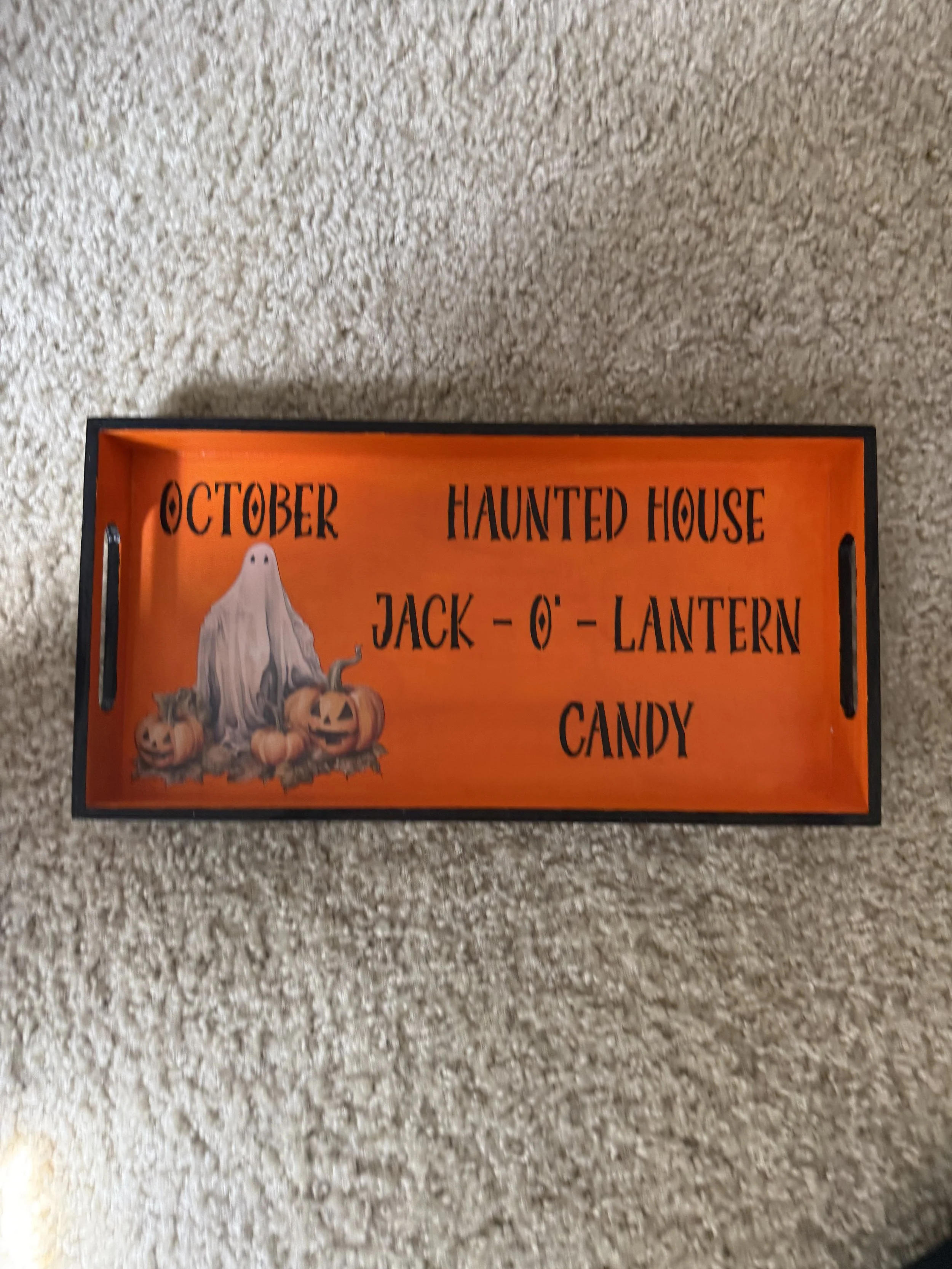 Spooky Charm Halloween Tray