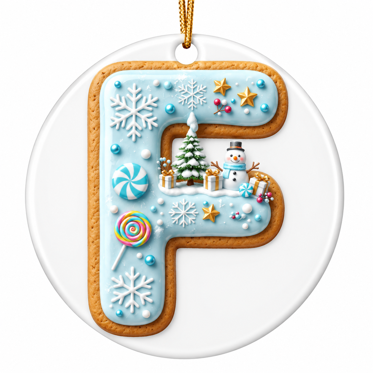 "F is for" Ornament