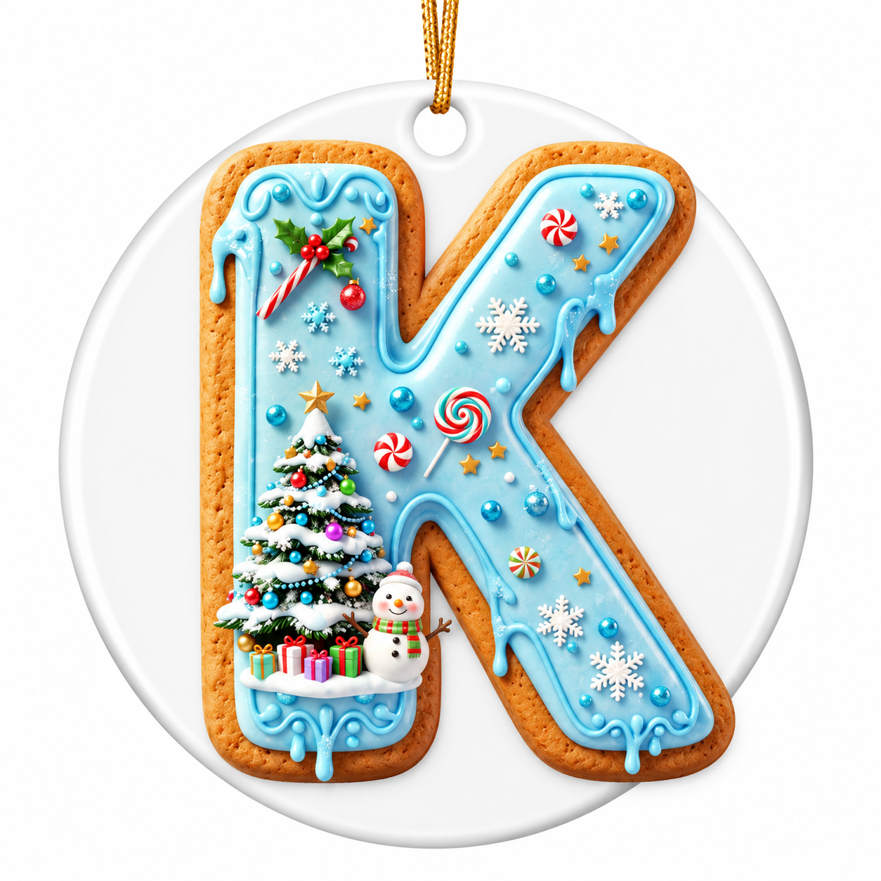 "K is for" Ornament