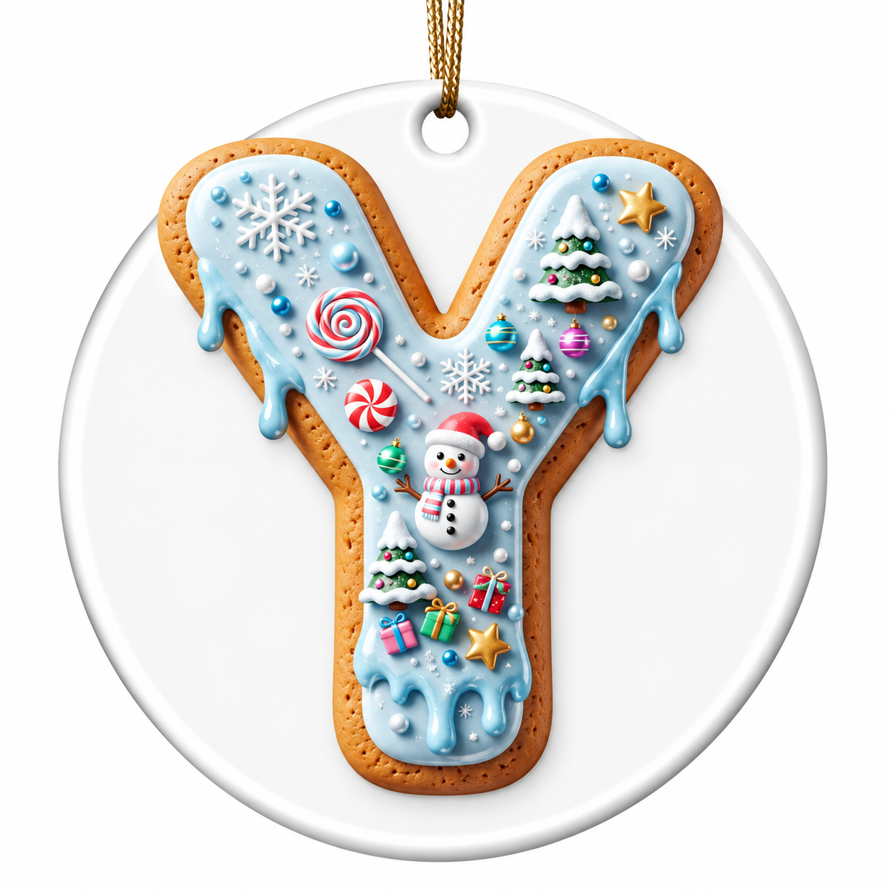 "Y is for" Ornament
