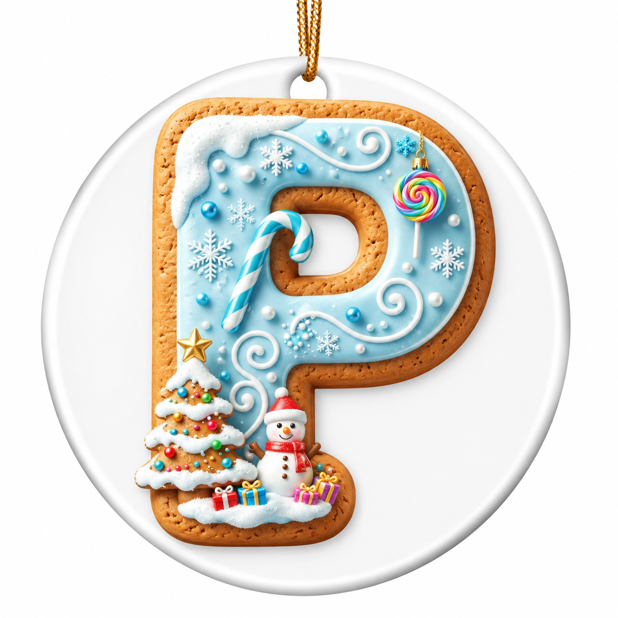 "P is for" Ornament