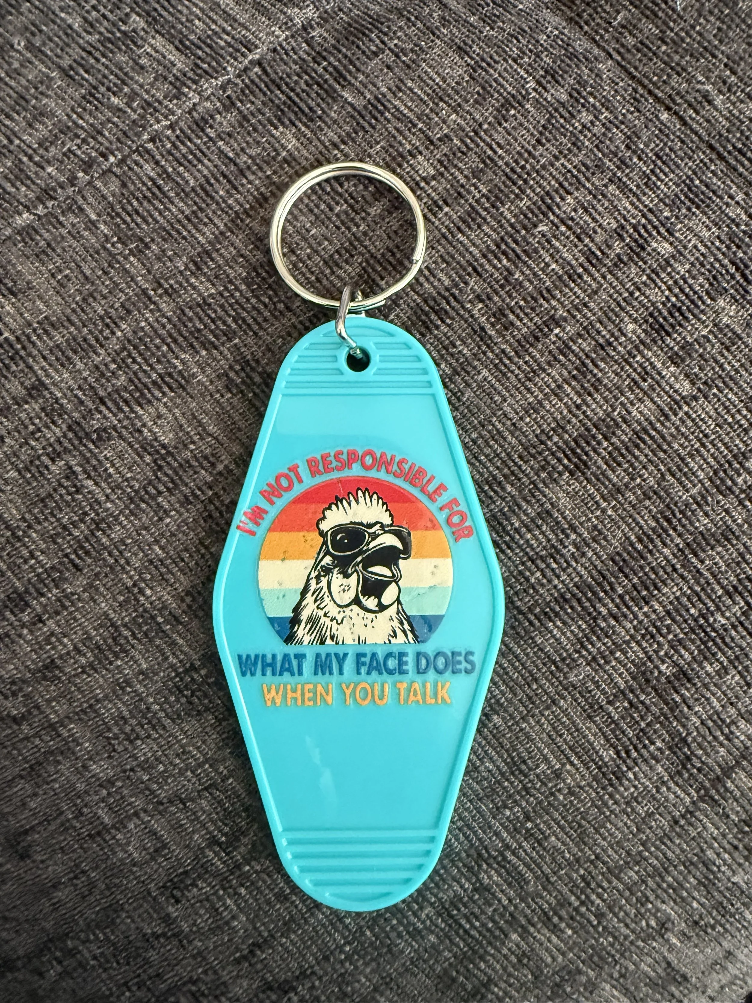 Expressive Humor Keychain