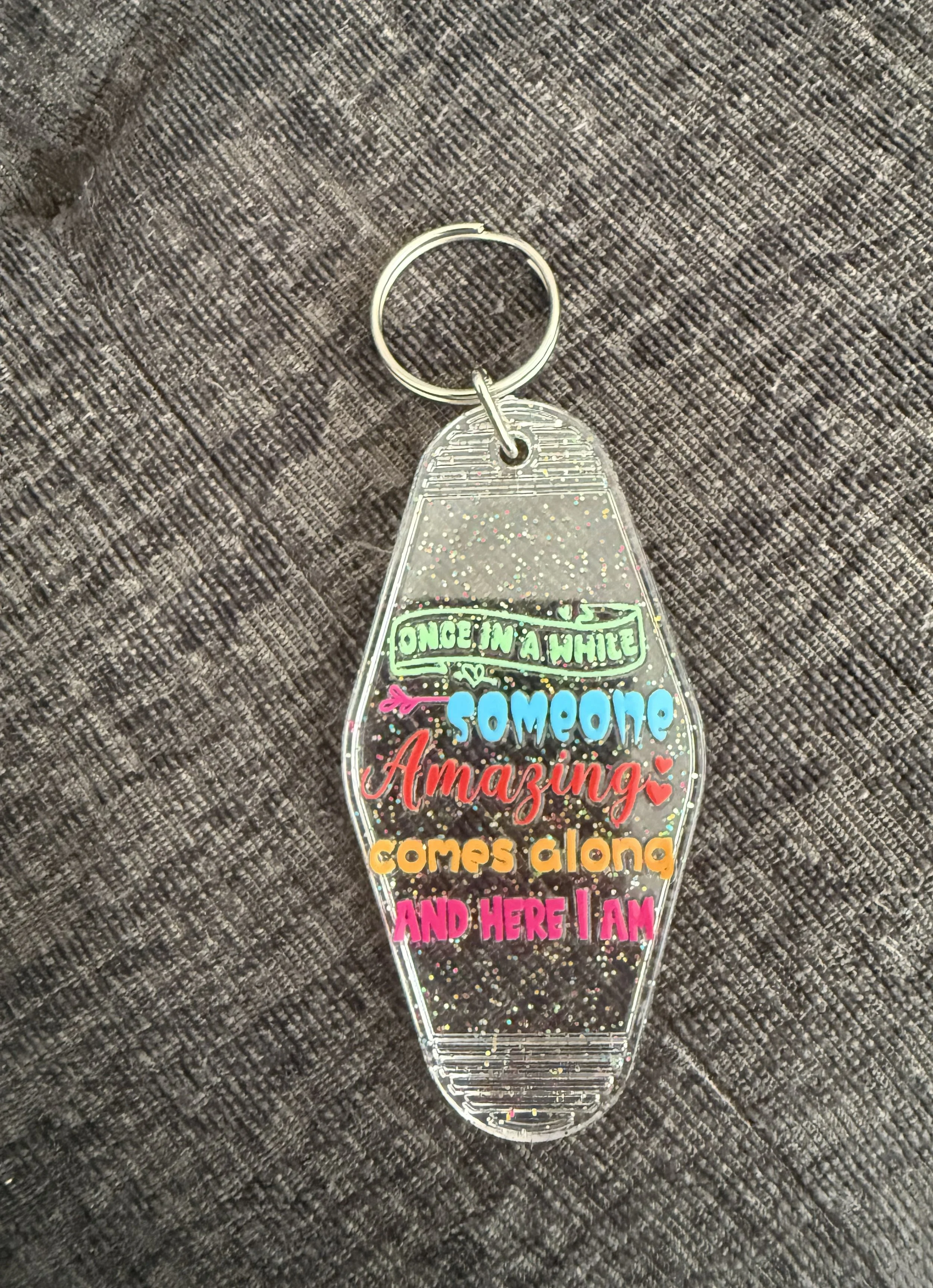 Vibrant Inspirational Keychain