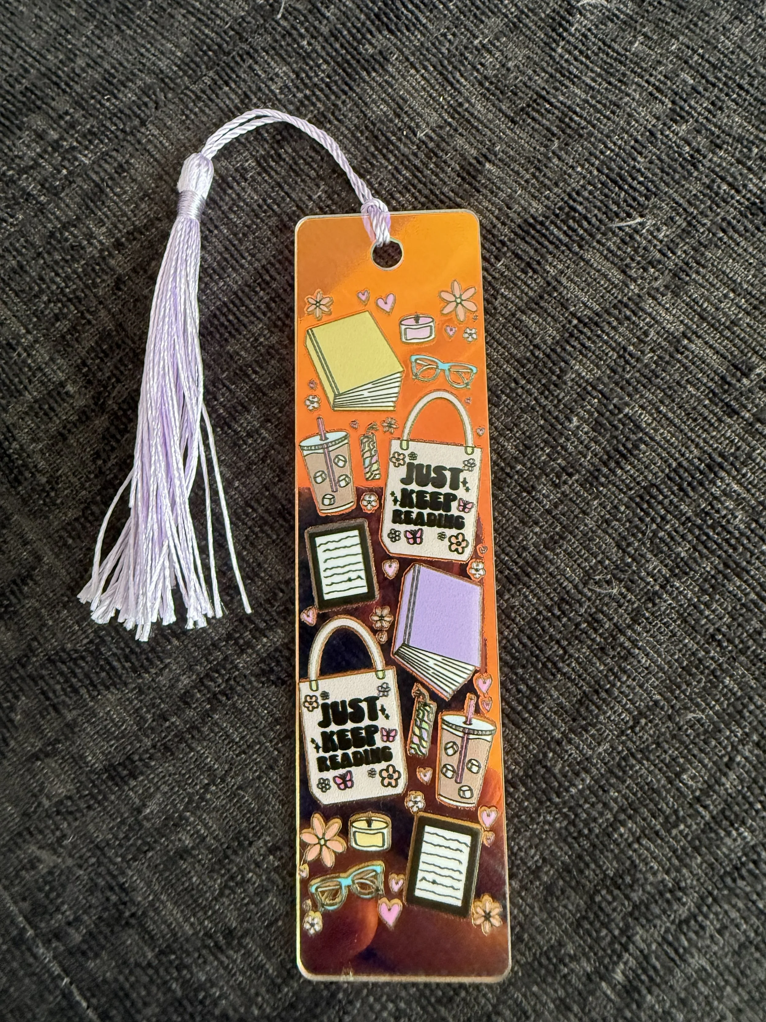 Vibrant Book Lover's Bookmark