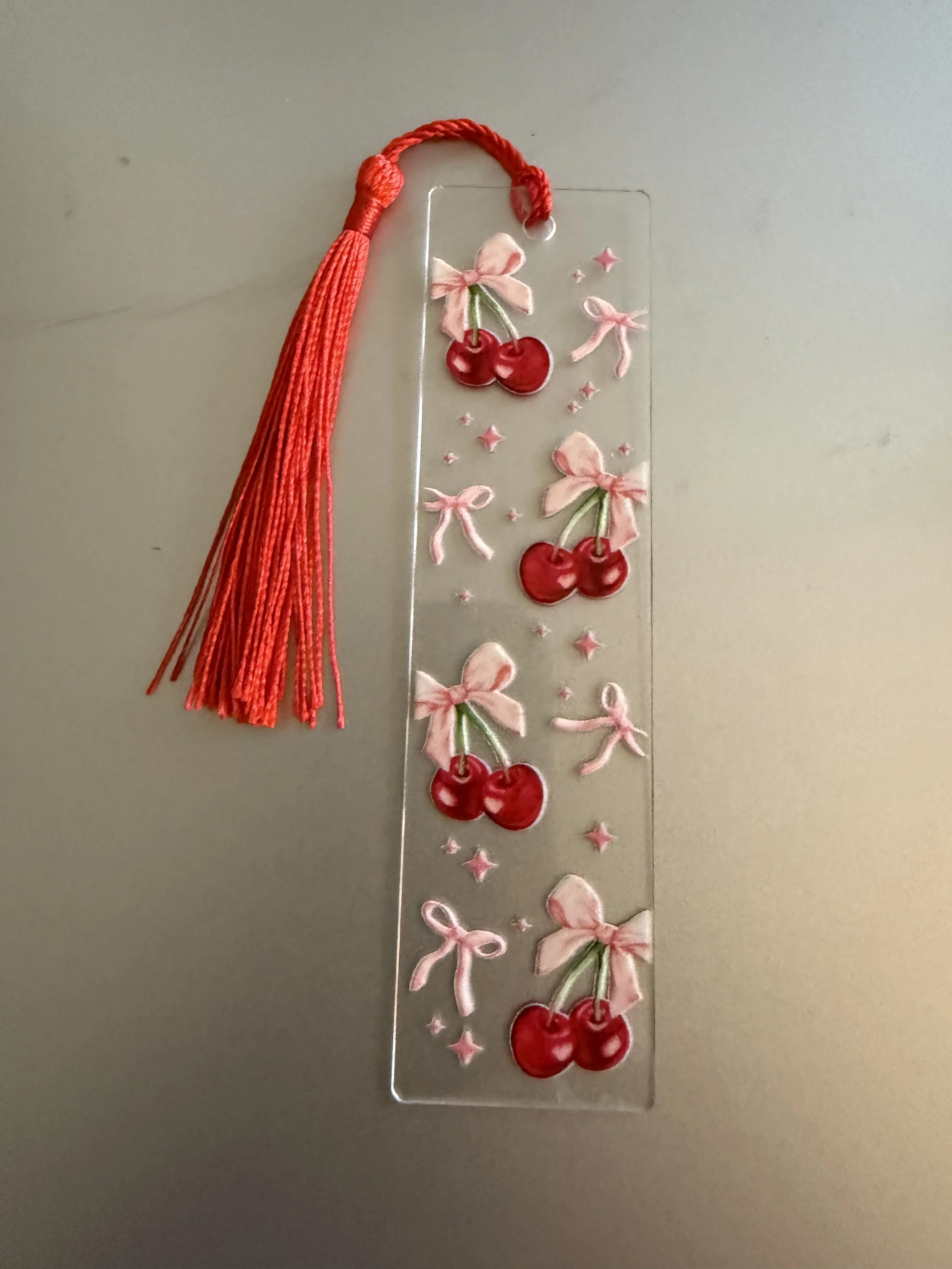 Cherry Charm Bookmark