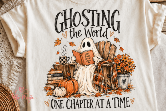 'Ghosting the World' Custom Fall T-Shirt
