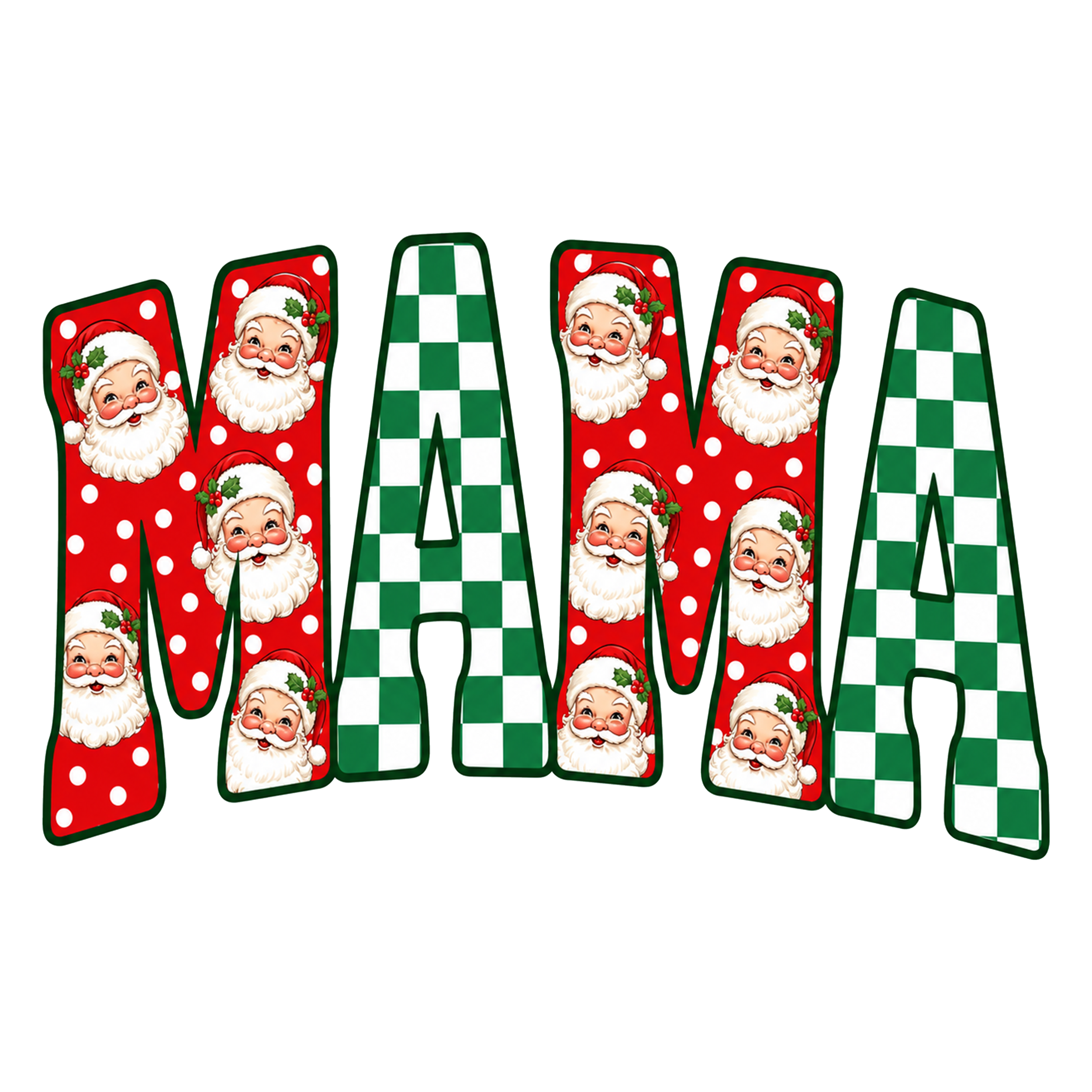 Festive "MAMA" Holiday Design