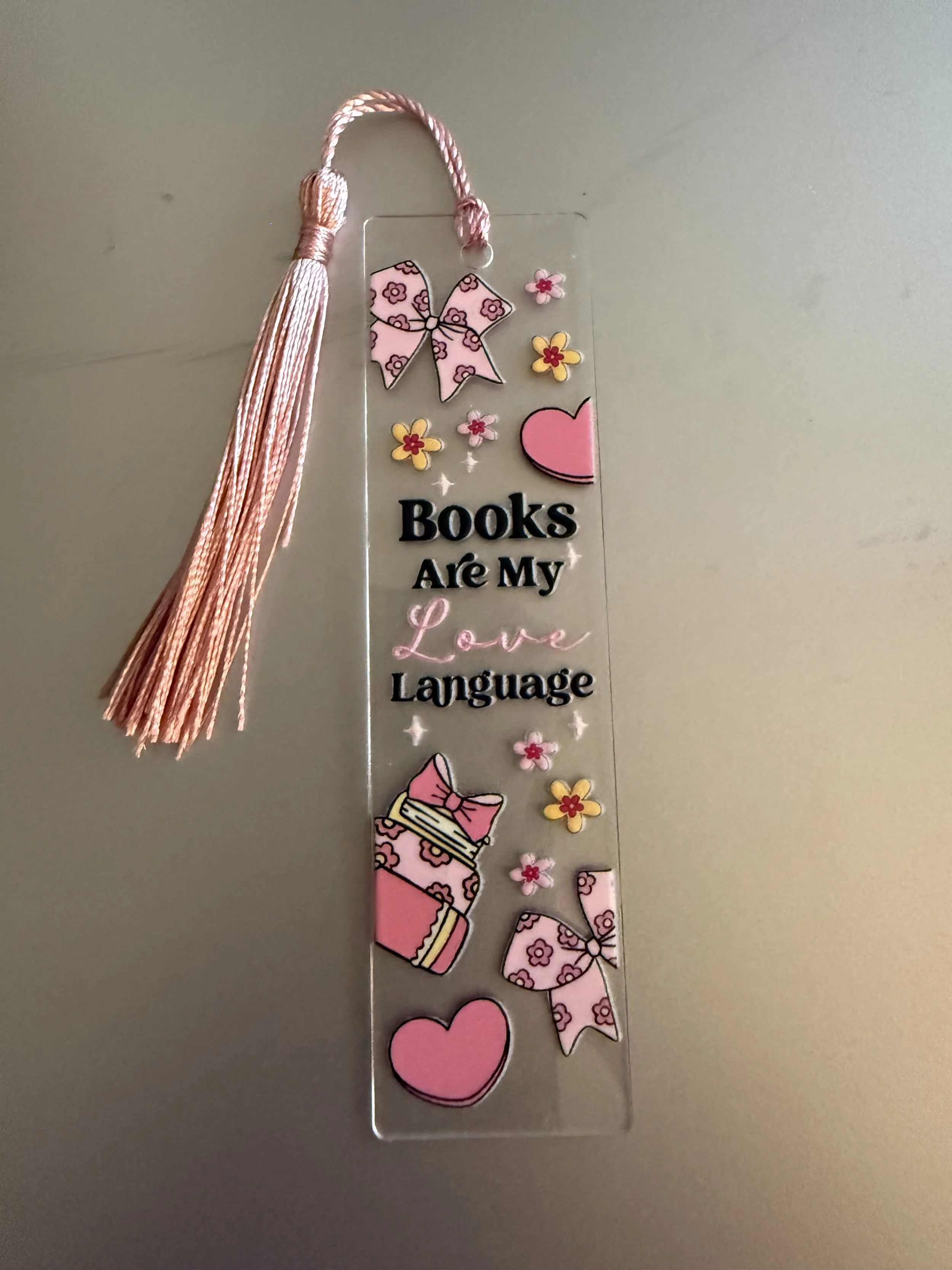 Charming Love Language Bookmark