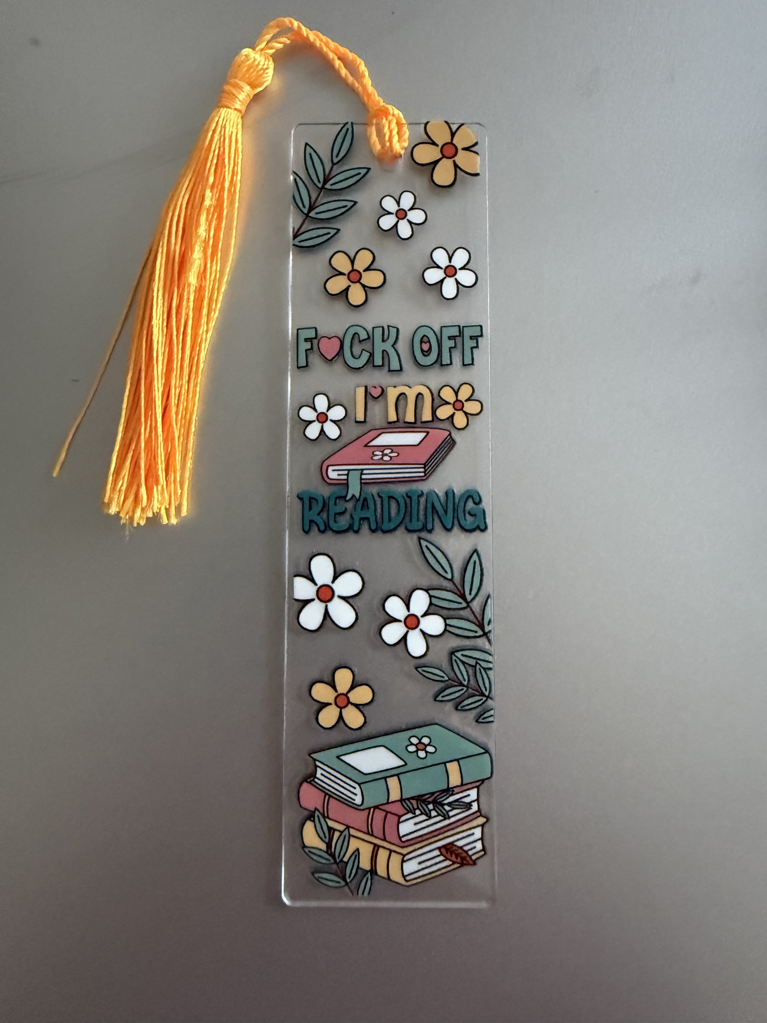 Bold Statement Floral Bookmark