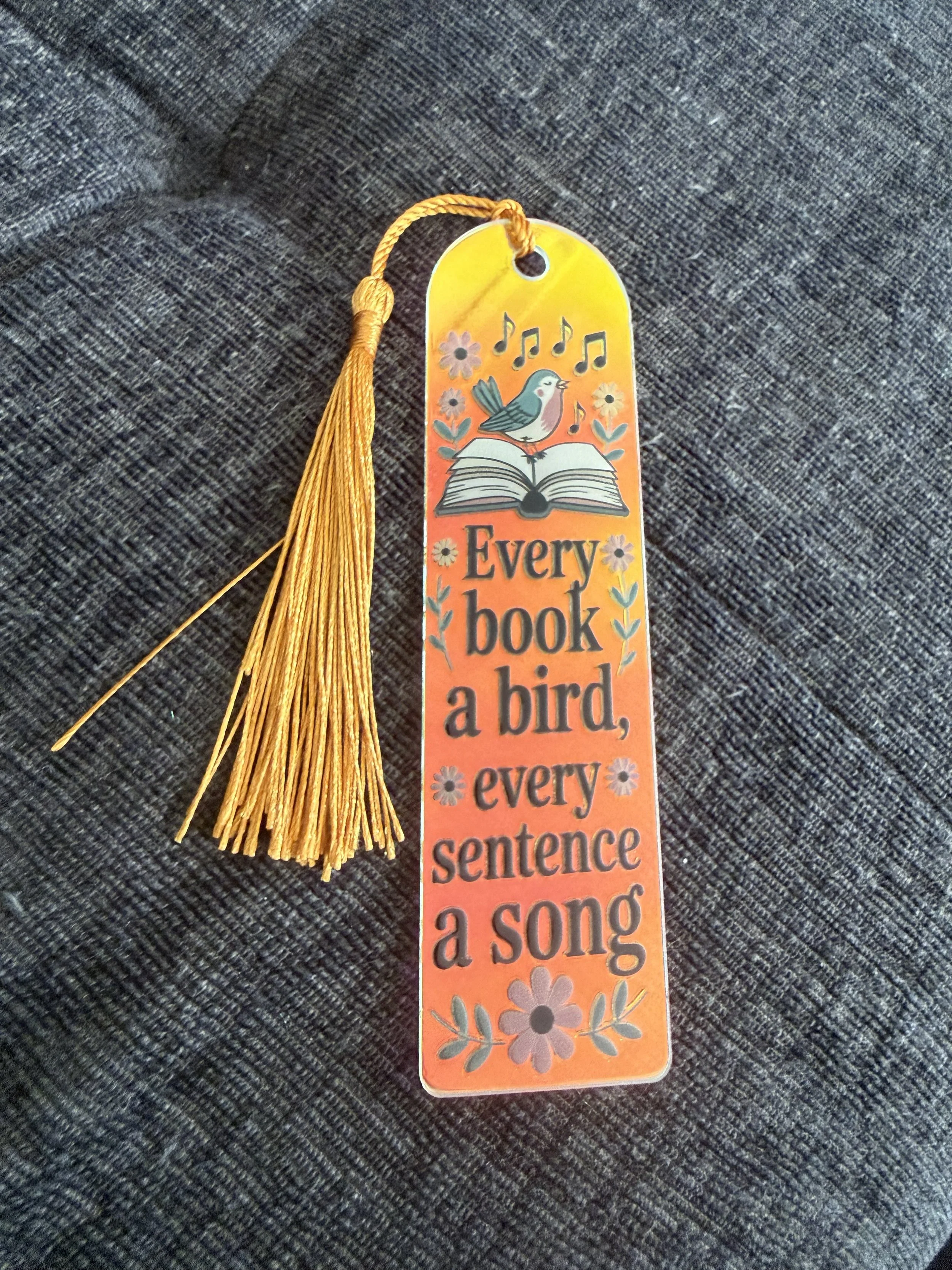 Iridescent Songbird Bookmark