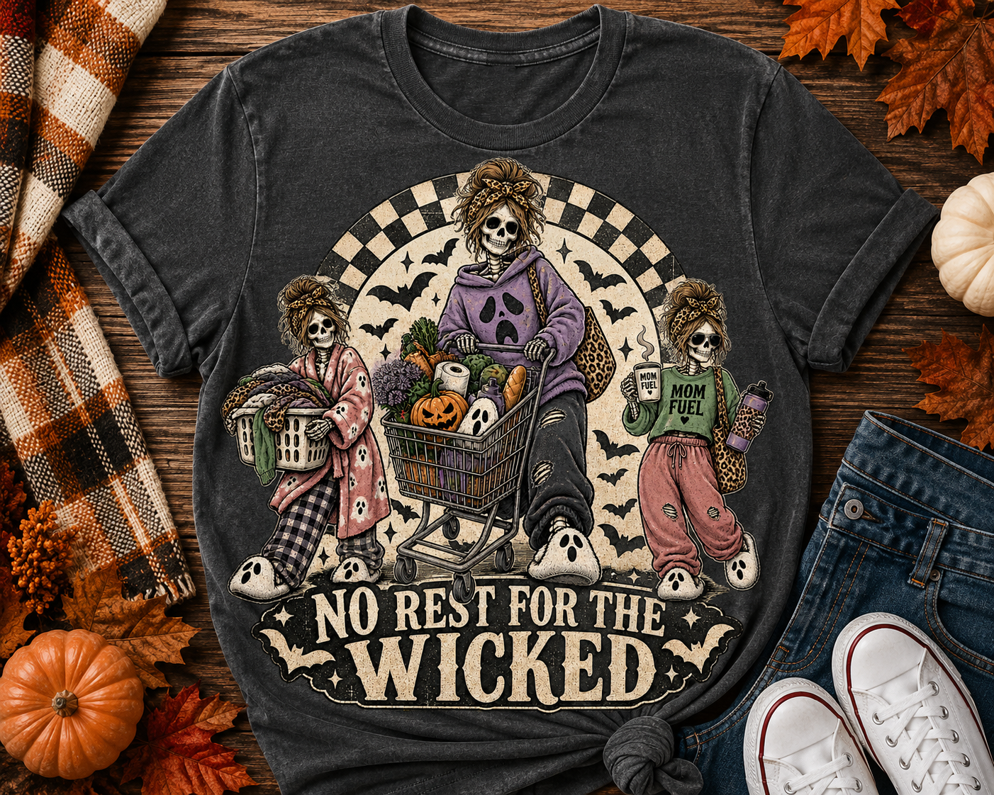 'No Rest for the Wicked' Graphic Design
