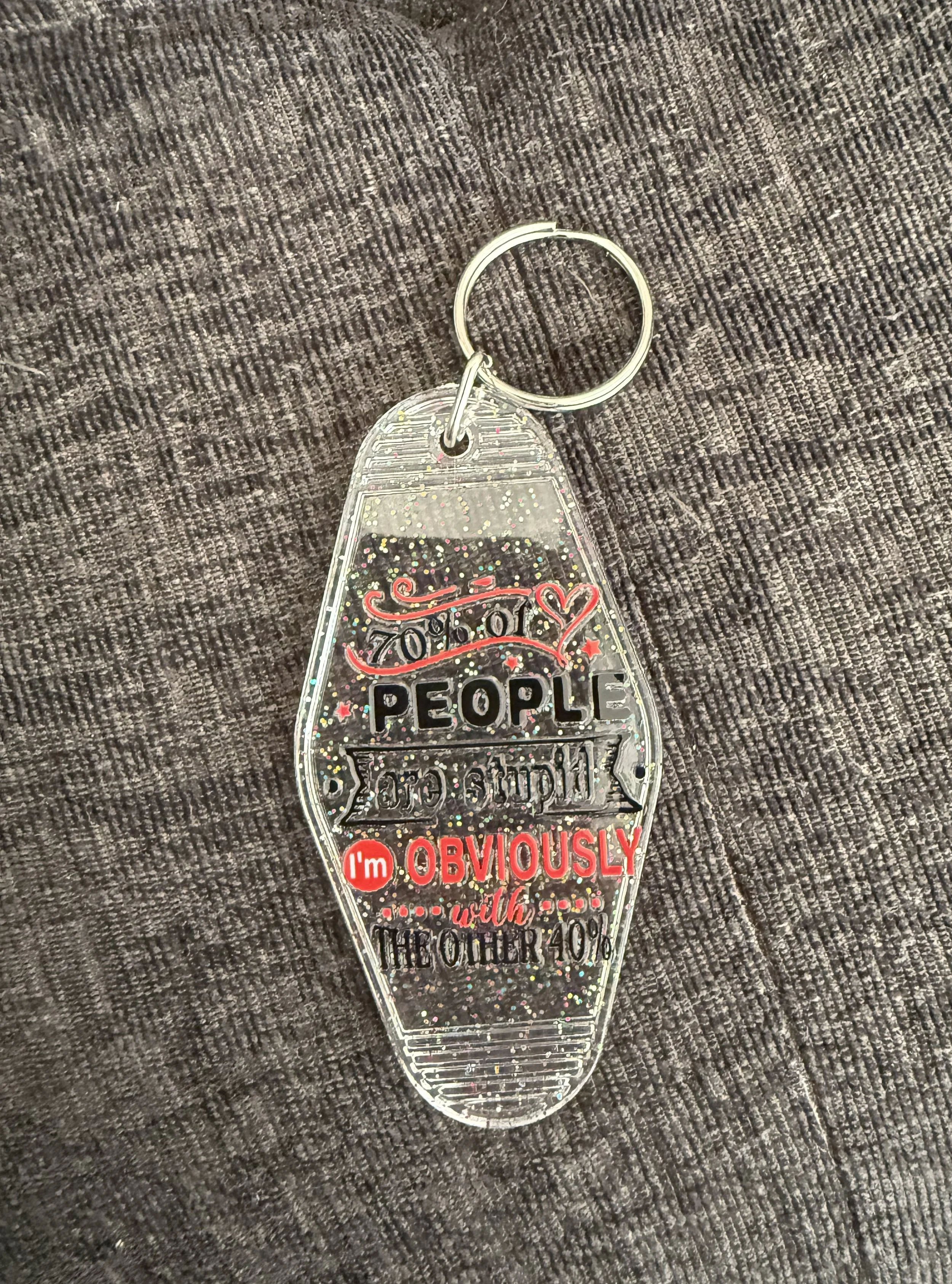 Quirky Humor Keychain