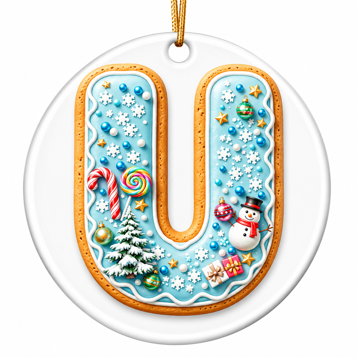 "U is for" Ornament