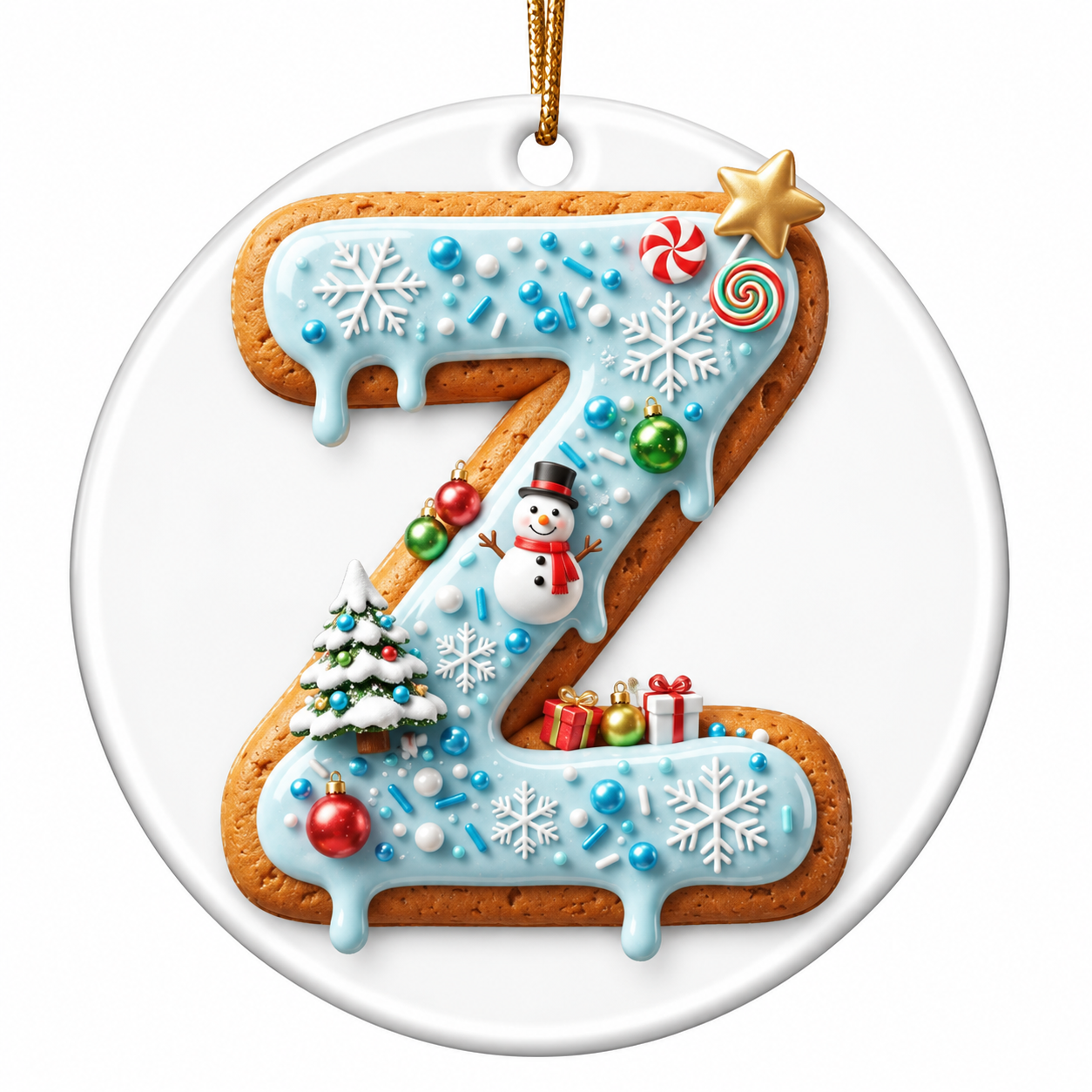 "Z is for" Ornament