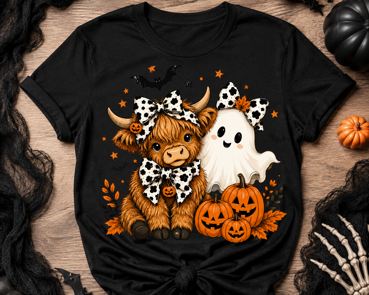 Highland Cow Halloween  Design