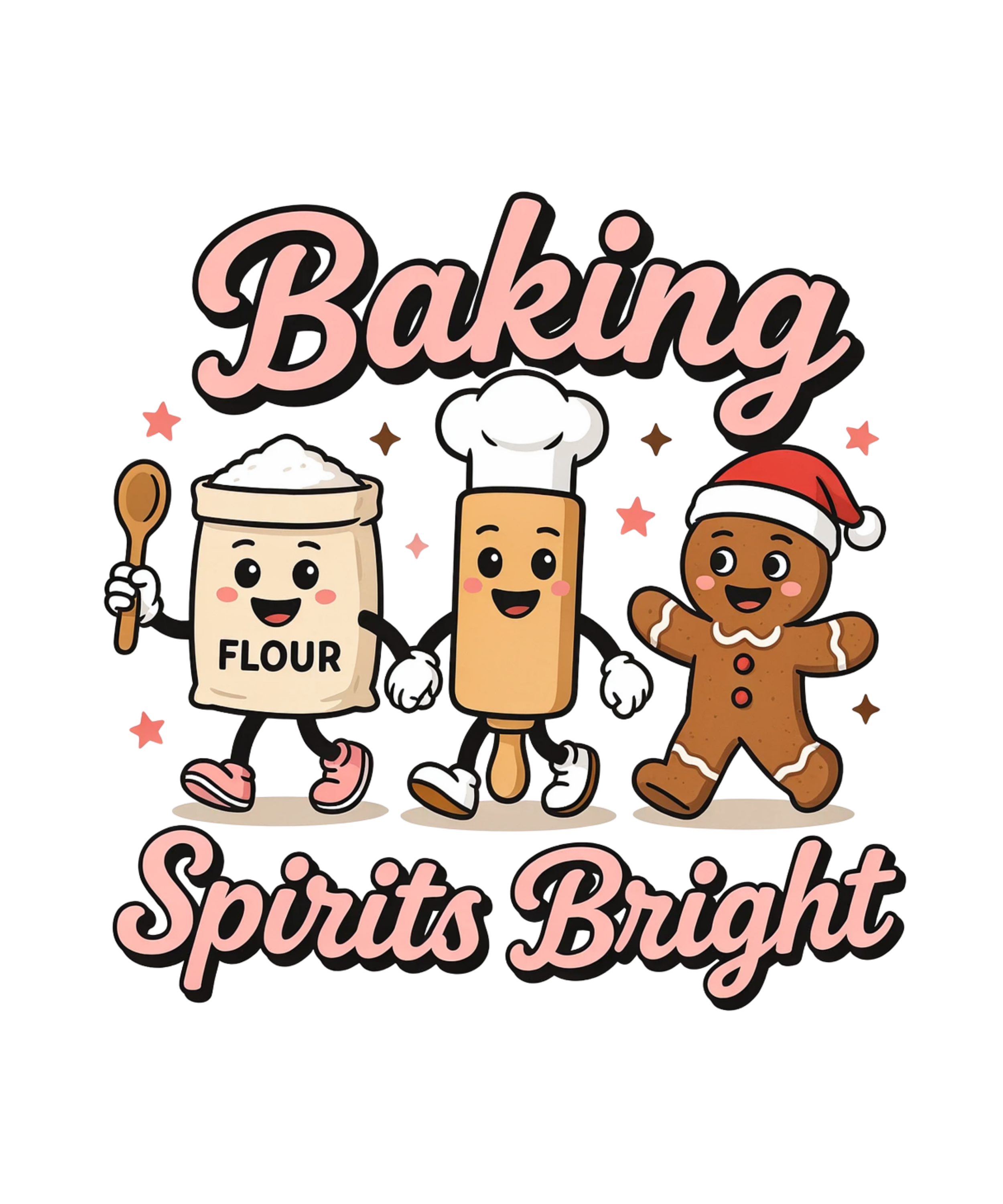 'Baking Spirits Bright' Custom Holiday Design