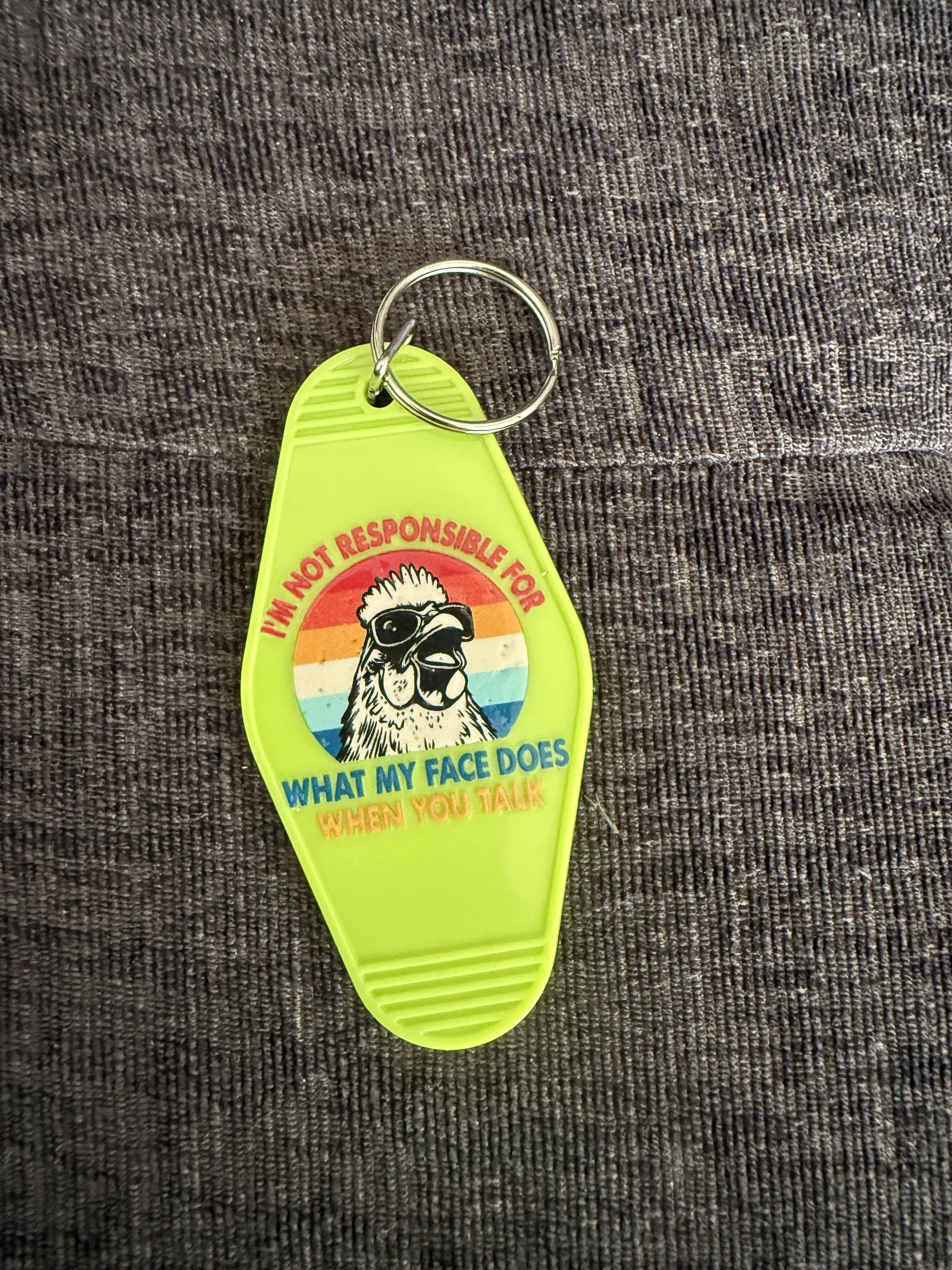 Cheeky Bird Keychain