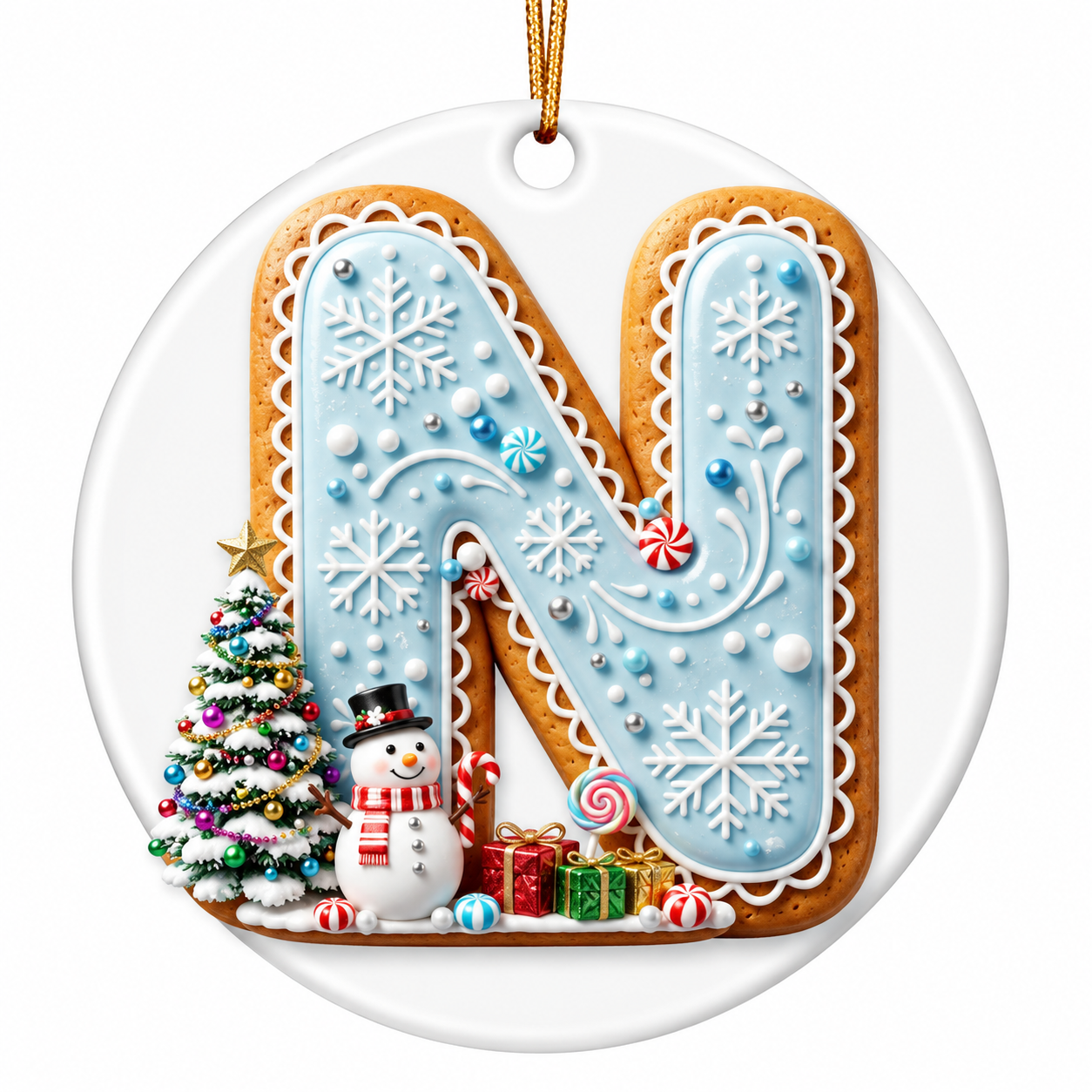 "N is for" Ornament