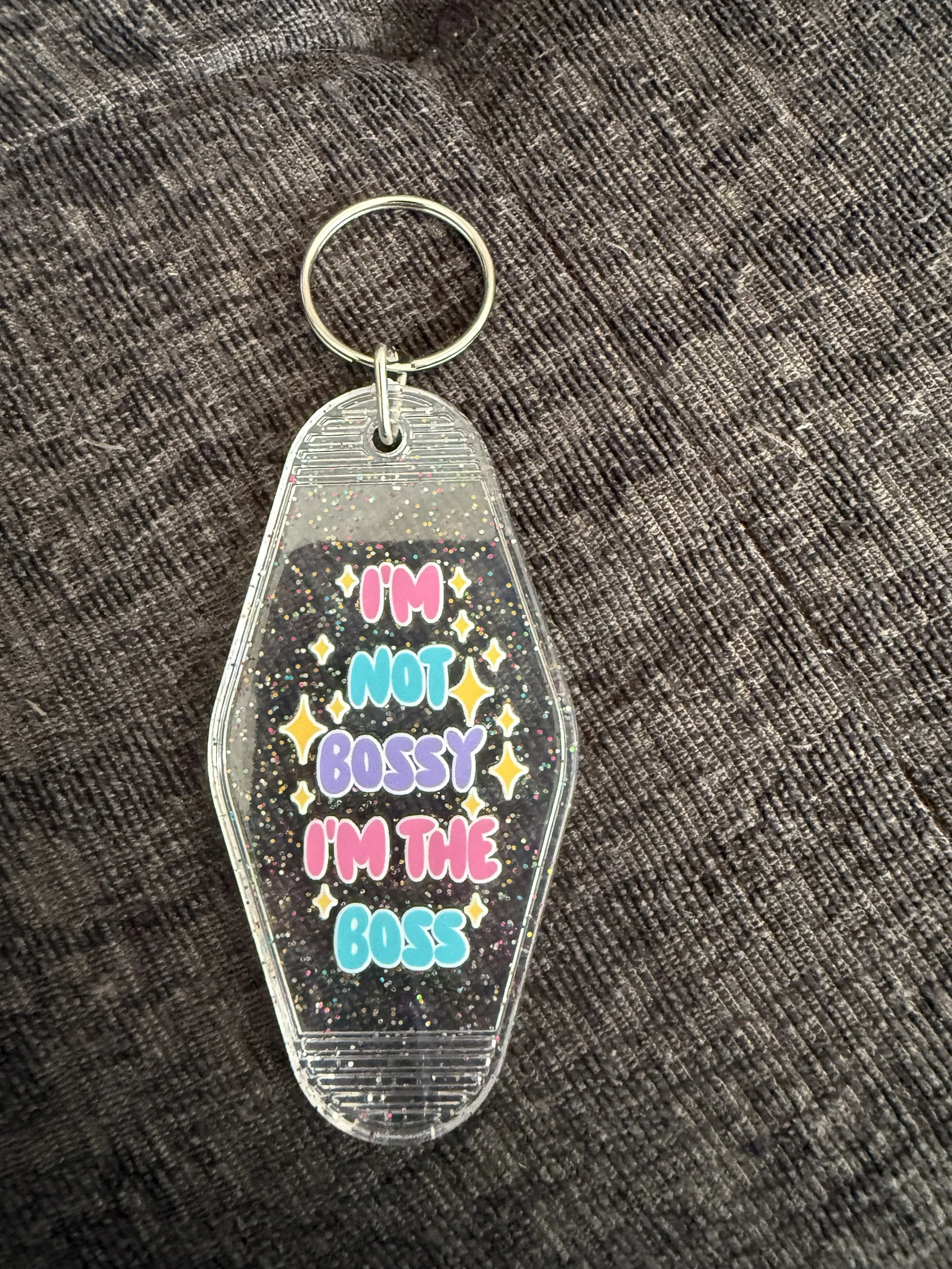 'I'm The Boss' Empowerment Keychain