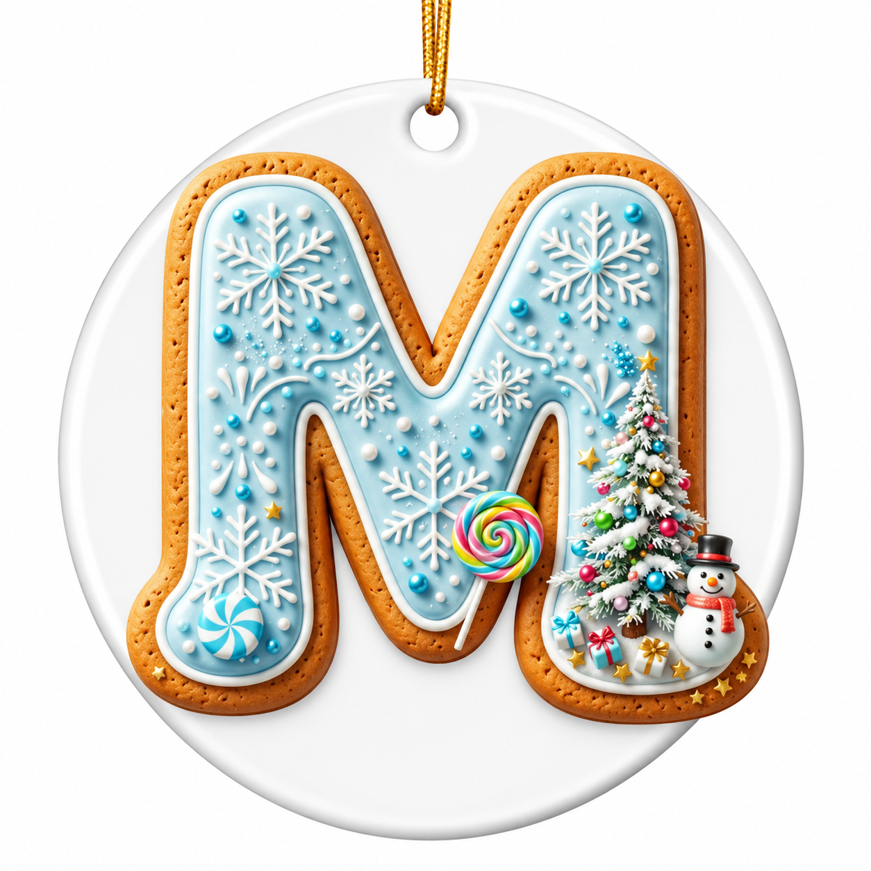 "M is for" Ornament