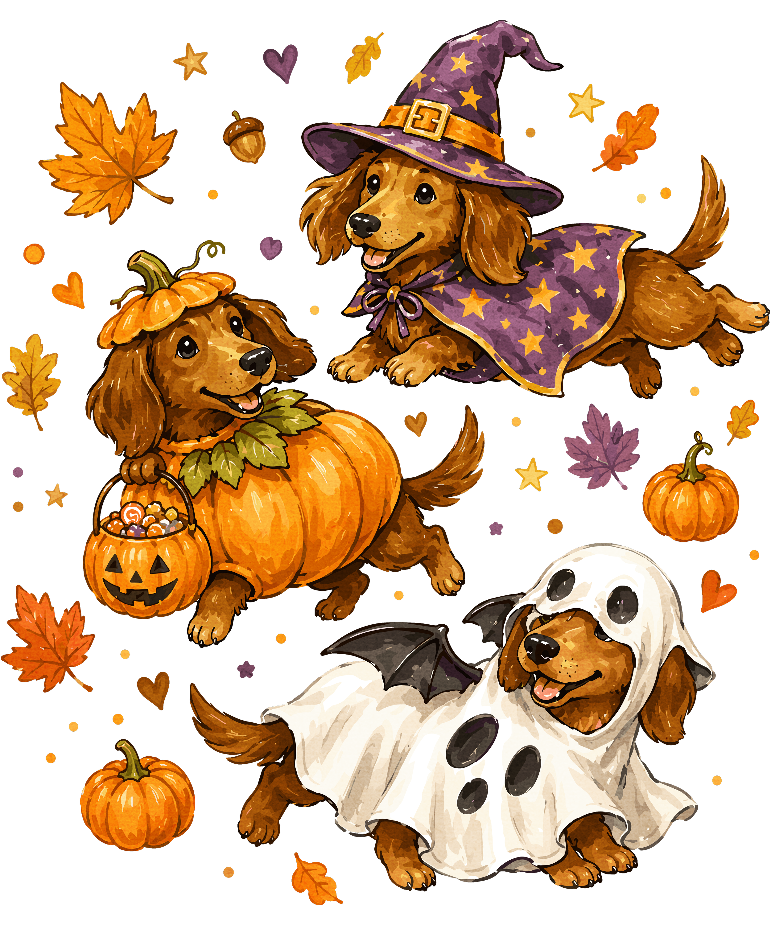 Dachshund Halloween Charm Custom Design