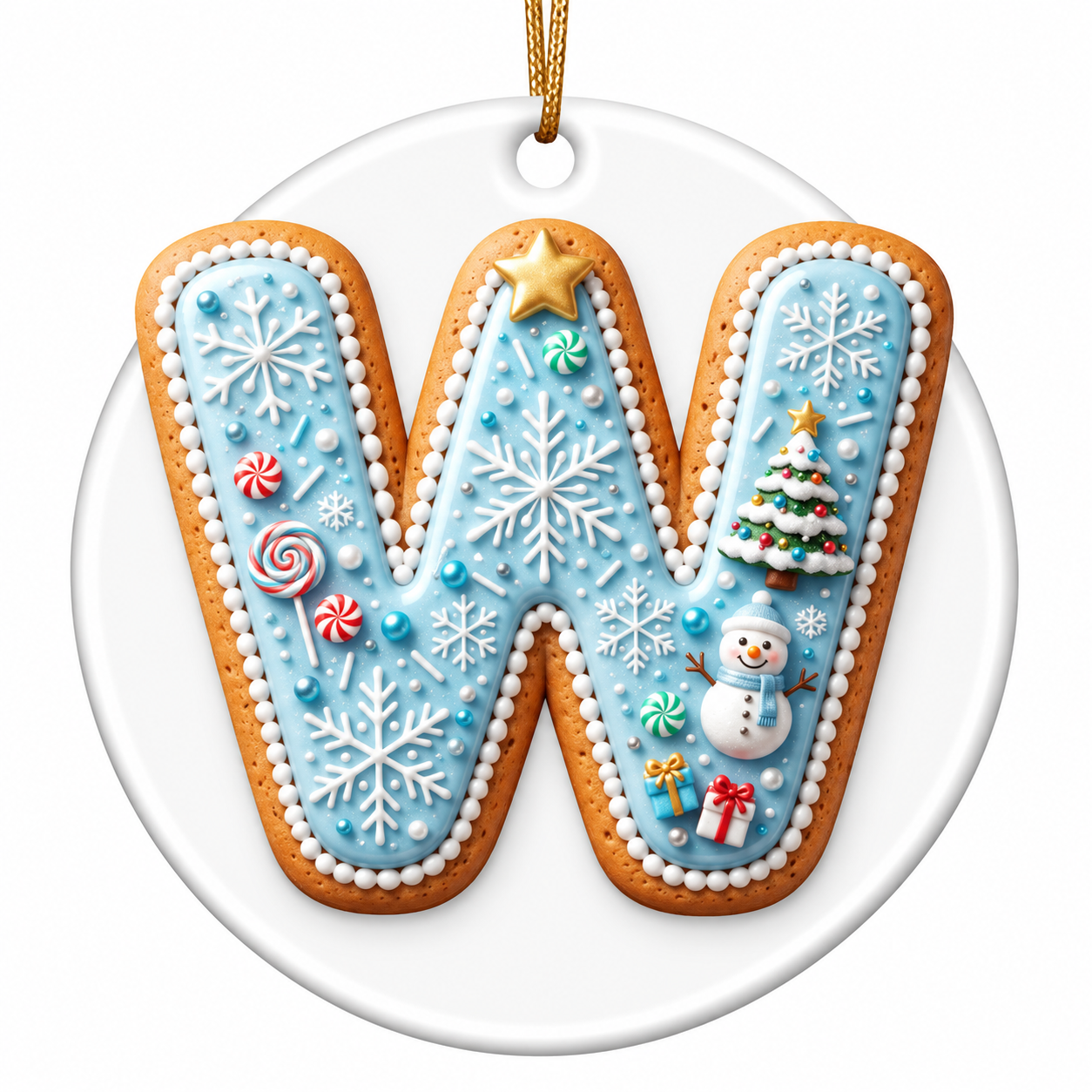"W is for" Ornament