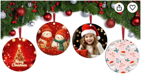 Custom Holiday Ornaments
