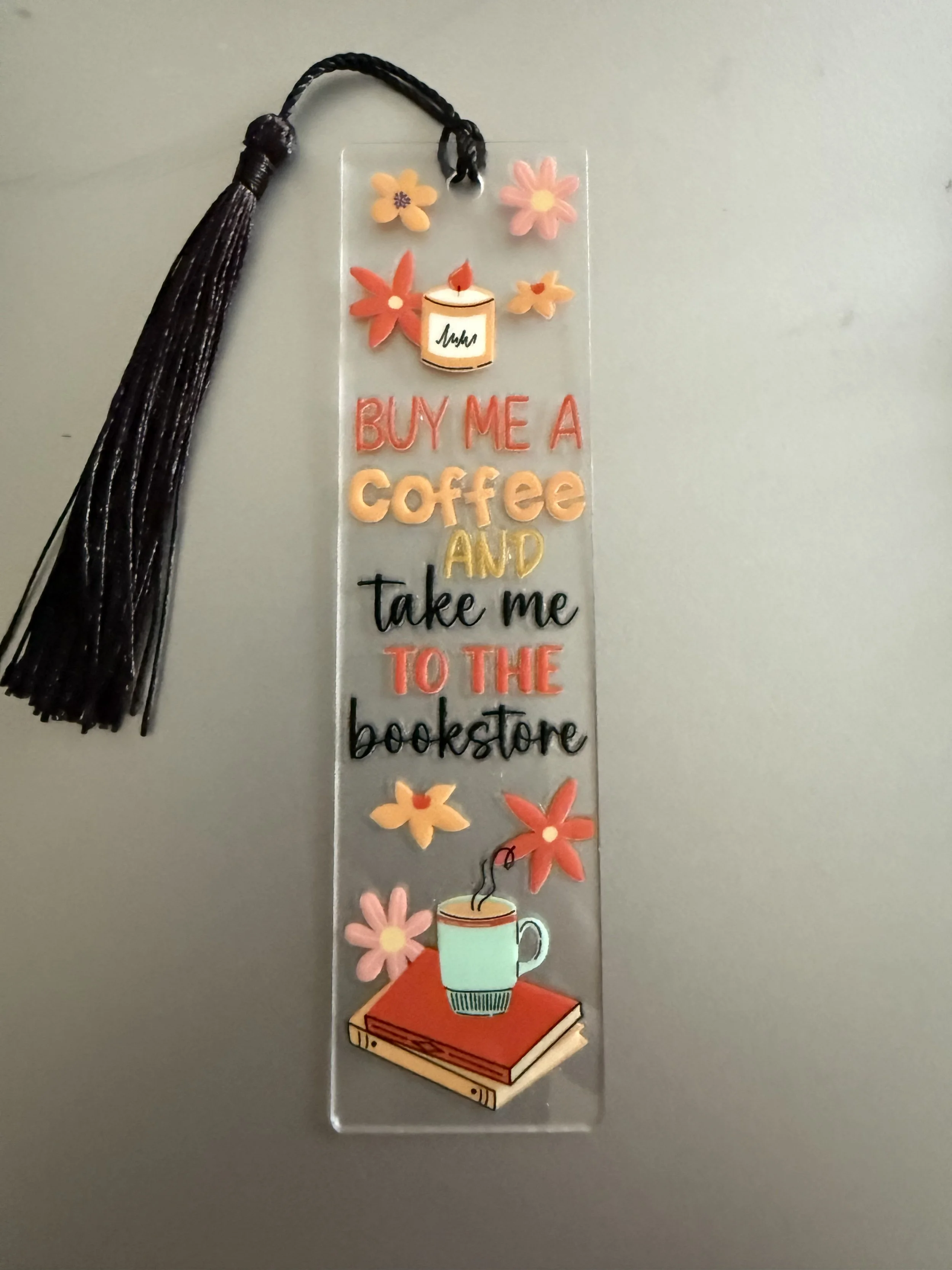 Cozy Coffee & Bookstore Bookmark
