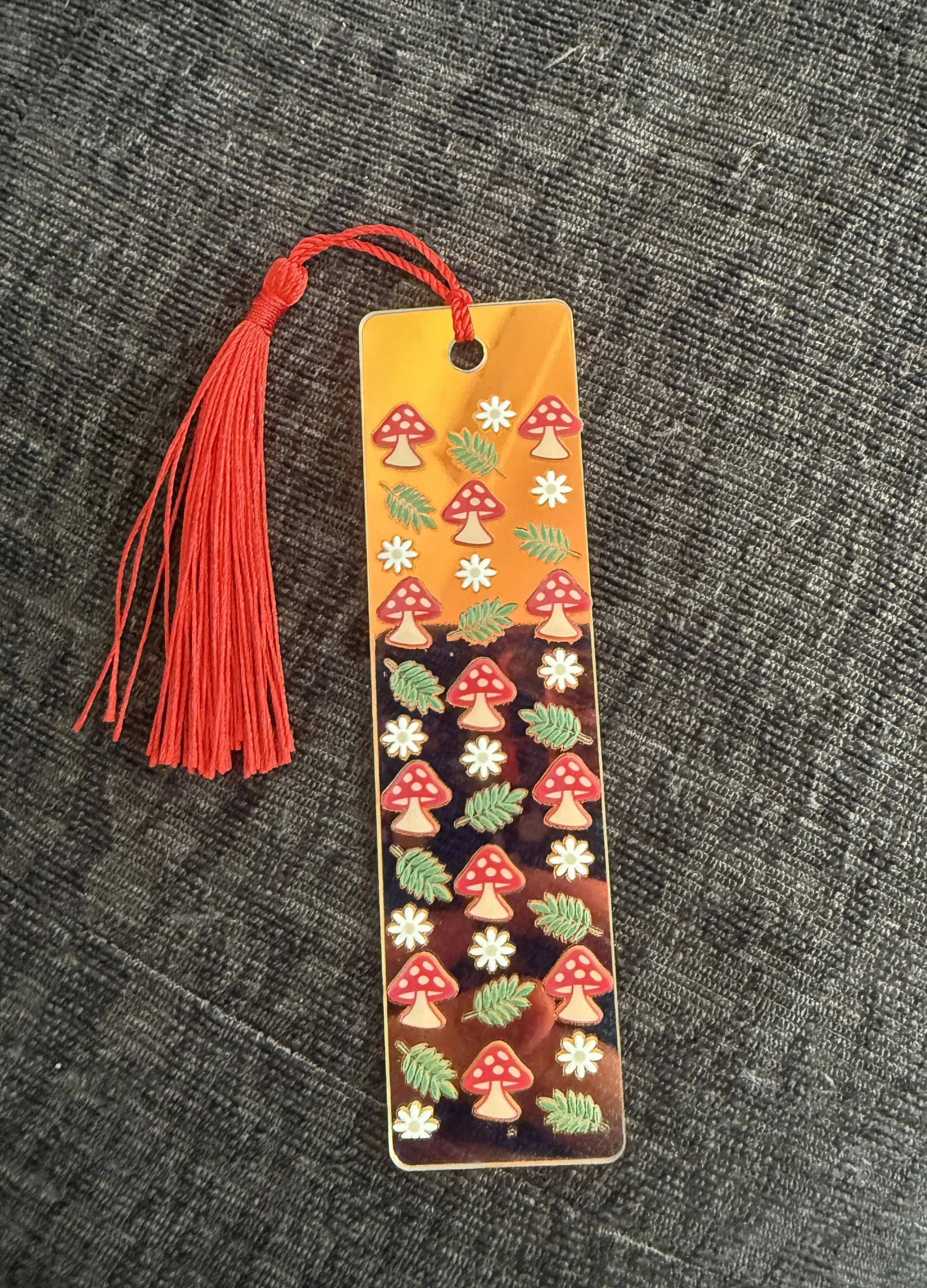 Enchanting Mushroom Garden Bookmark