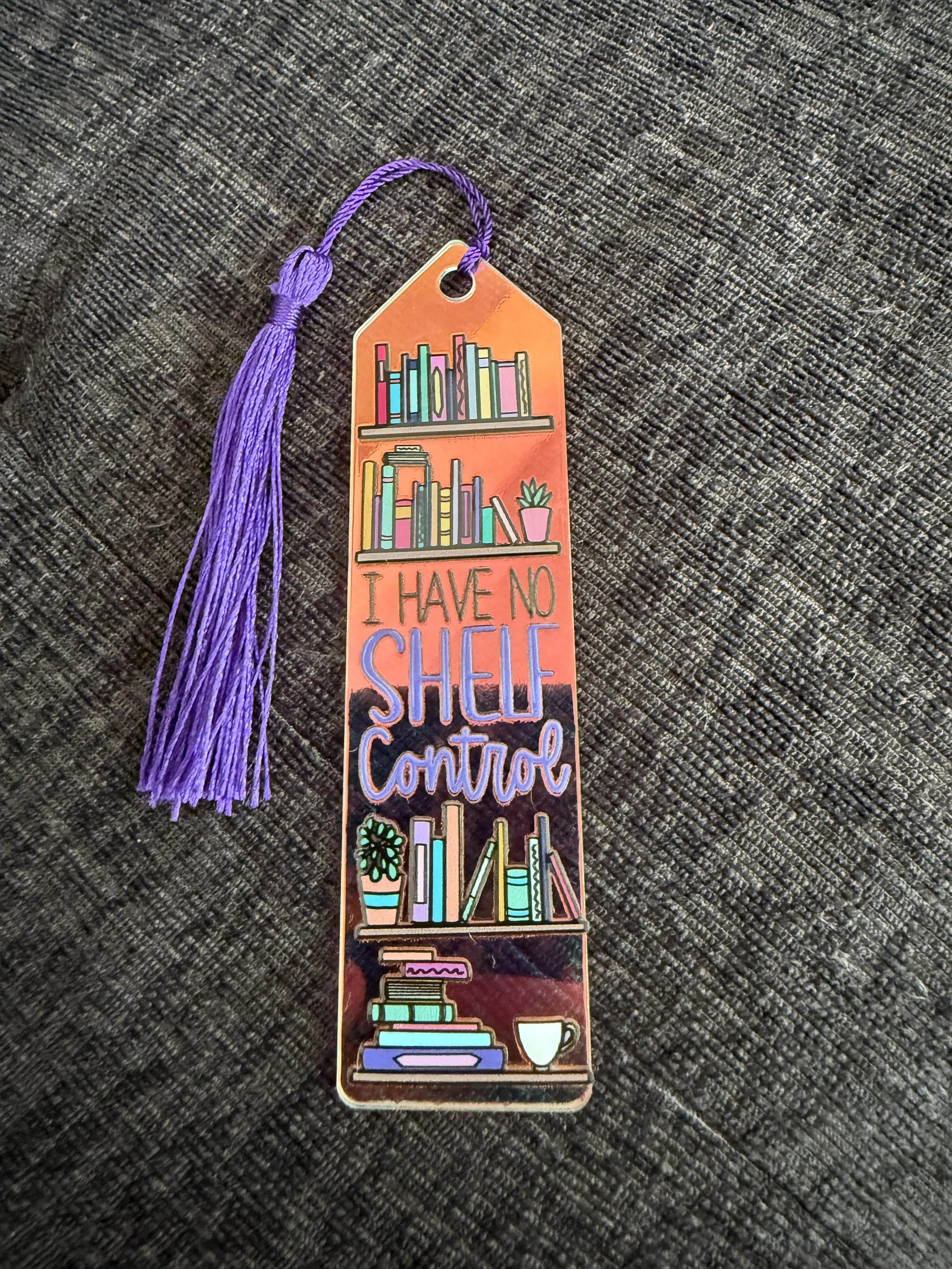 Iridescent Bookmark with Tassel